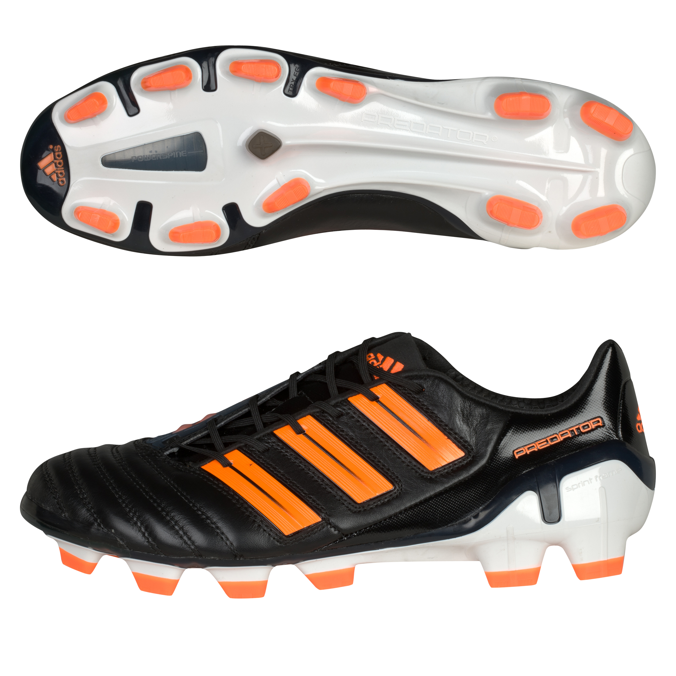 adidas adipower Predator TRX Firm Ground Football Boots - Black 1 - Warning - Predator Run Wht Met.