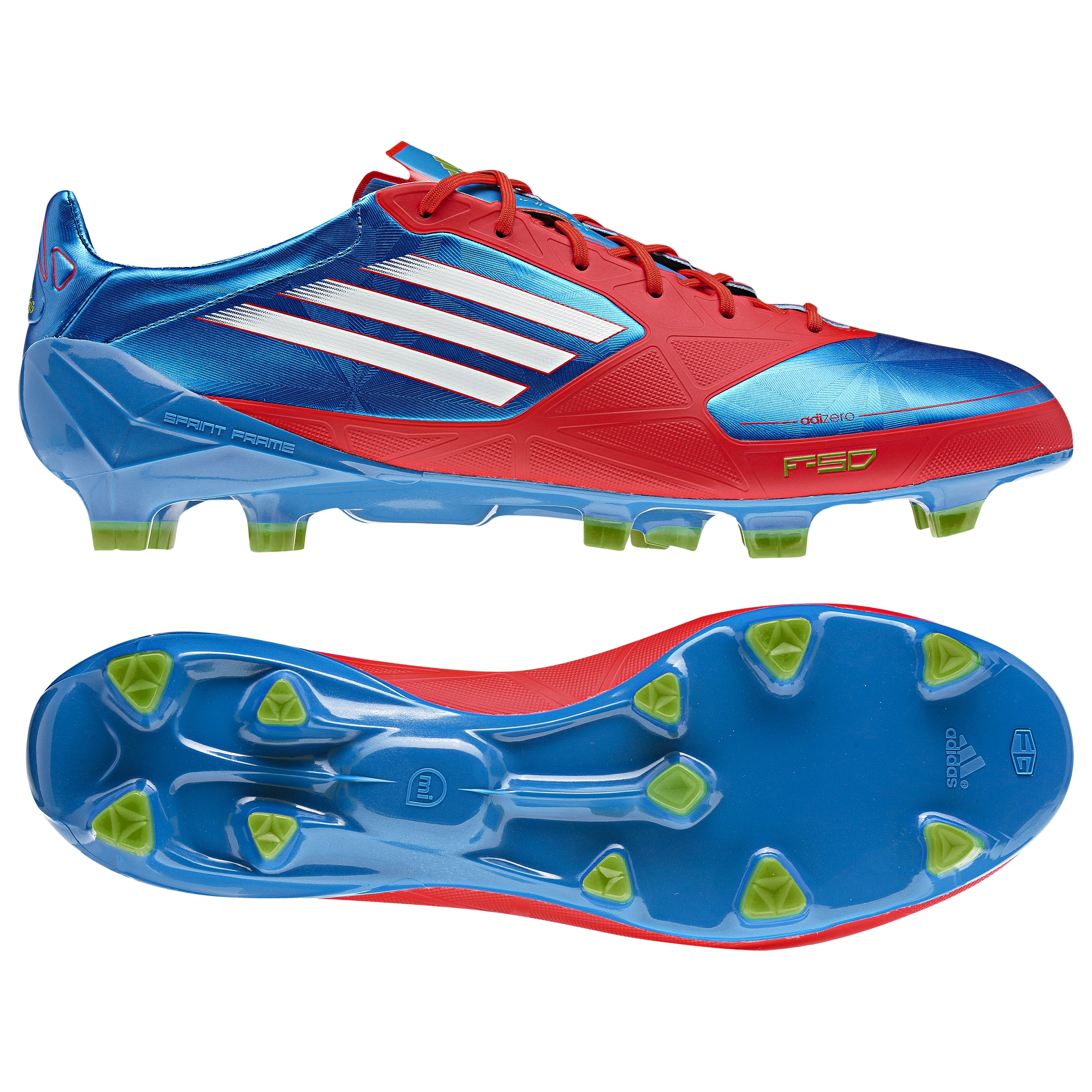 F50 adizero TRX FG Synthetic Prime Blue S12/White/Core Energy S12
