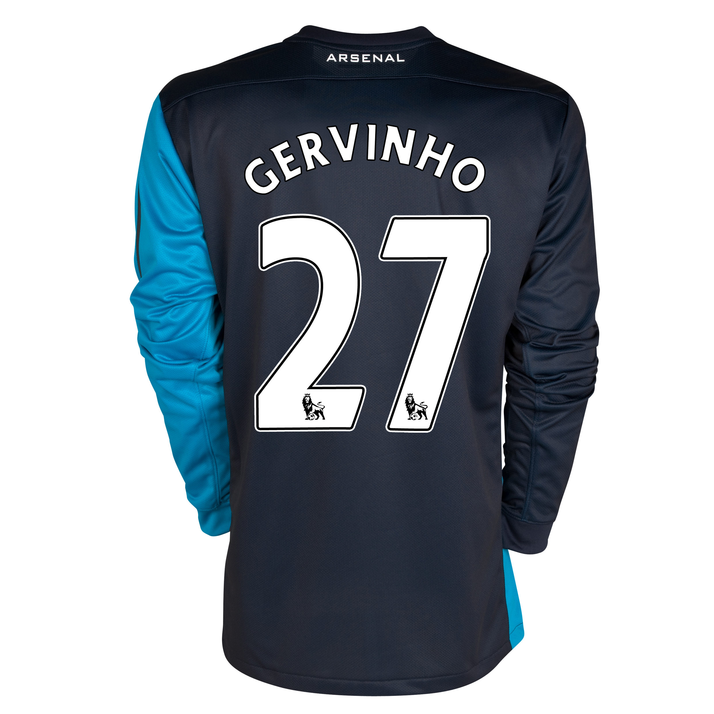 Arsenal Away Shirt 2011/12 - Long Sleeved - Kids with Gervinho 27 printing