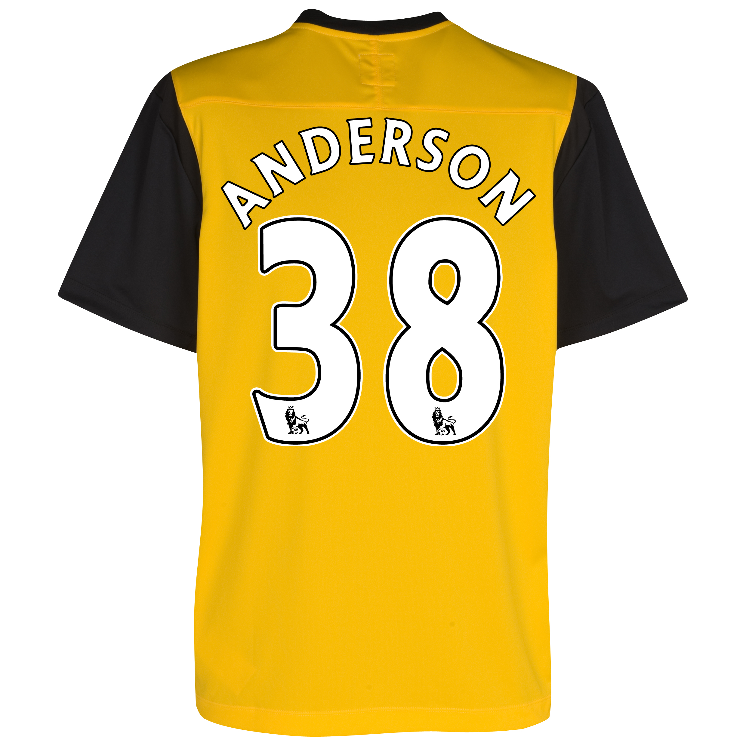 <br>Blackburn Rovers Away Shirt 2011/12 with Anderson 38 printing