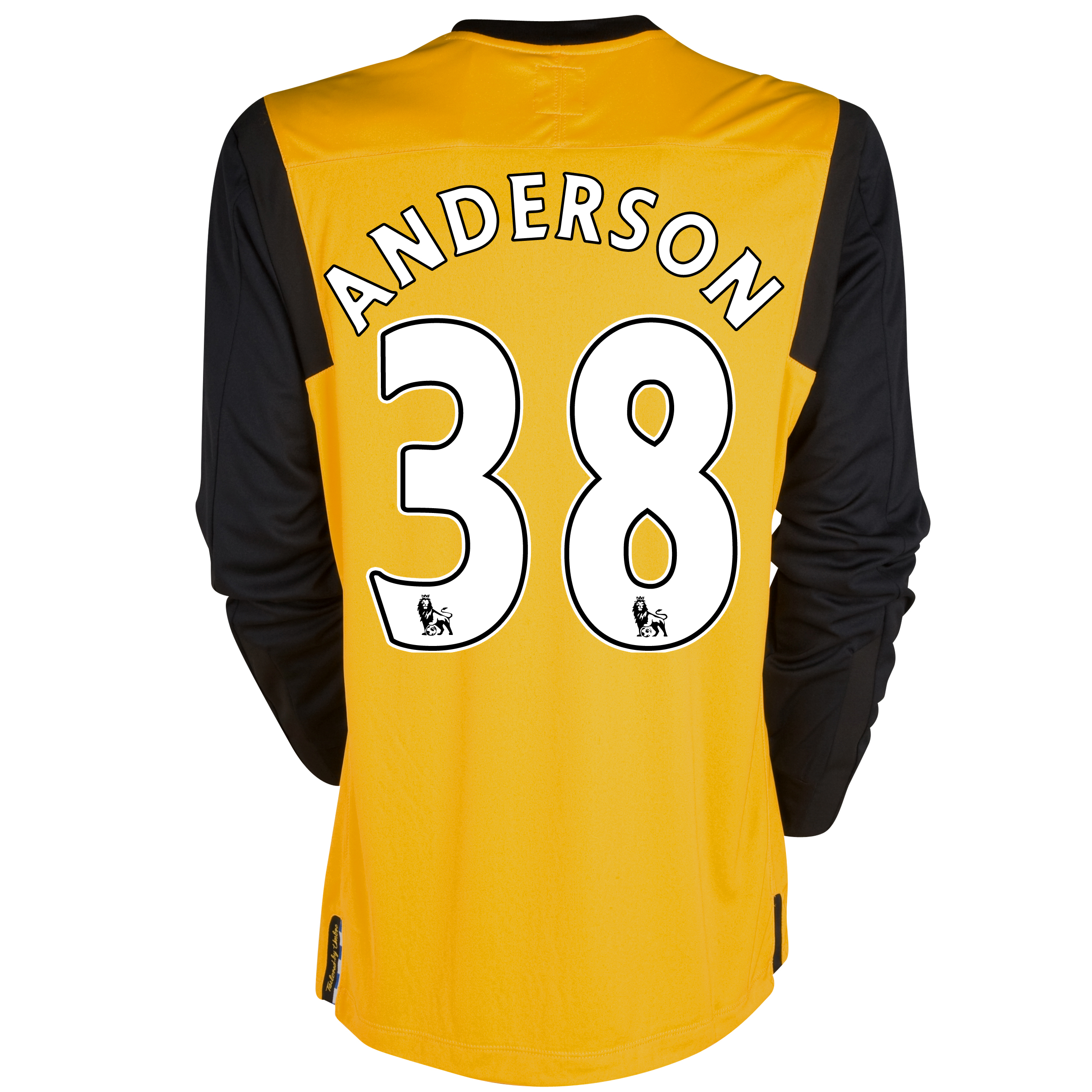 Blackburn Rovers Away Shirt 2011~12 Long Sleeve with Anderson 38 printing