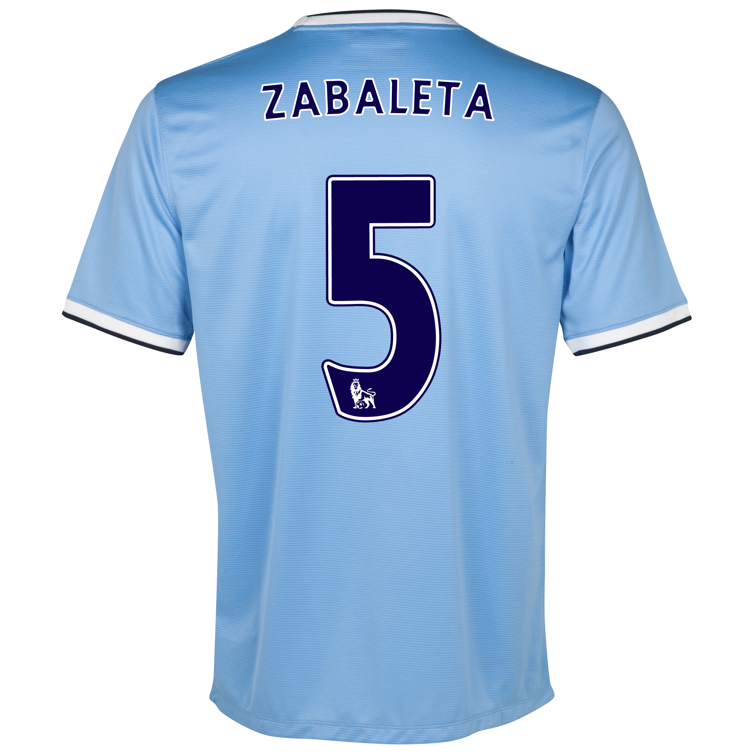 Manchester City Home Shirt 2013/14 with Zabaleta 5 printing
