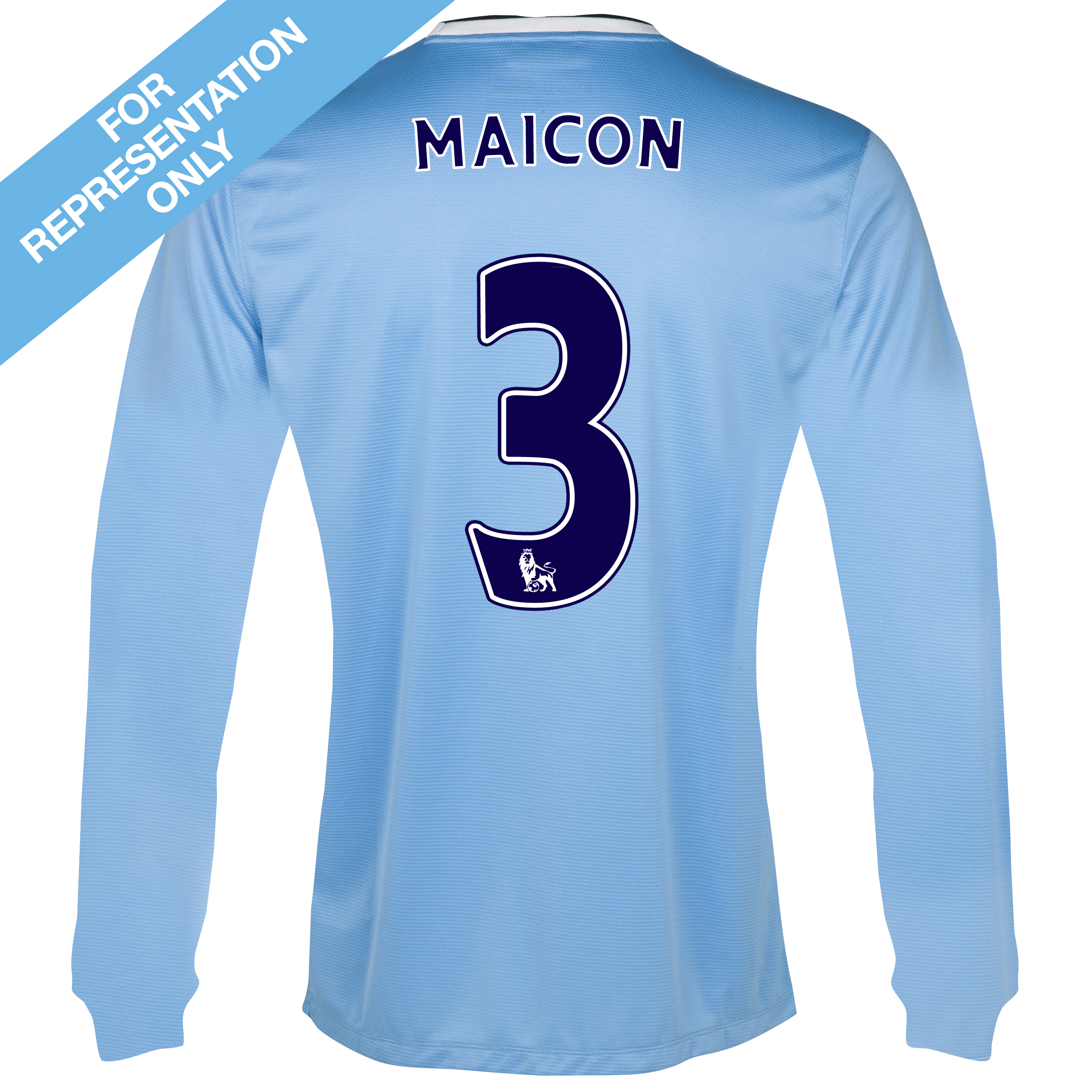 Manchester City Home Shirt 2013/14 - Long Sleeved with Maicon 3 printing