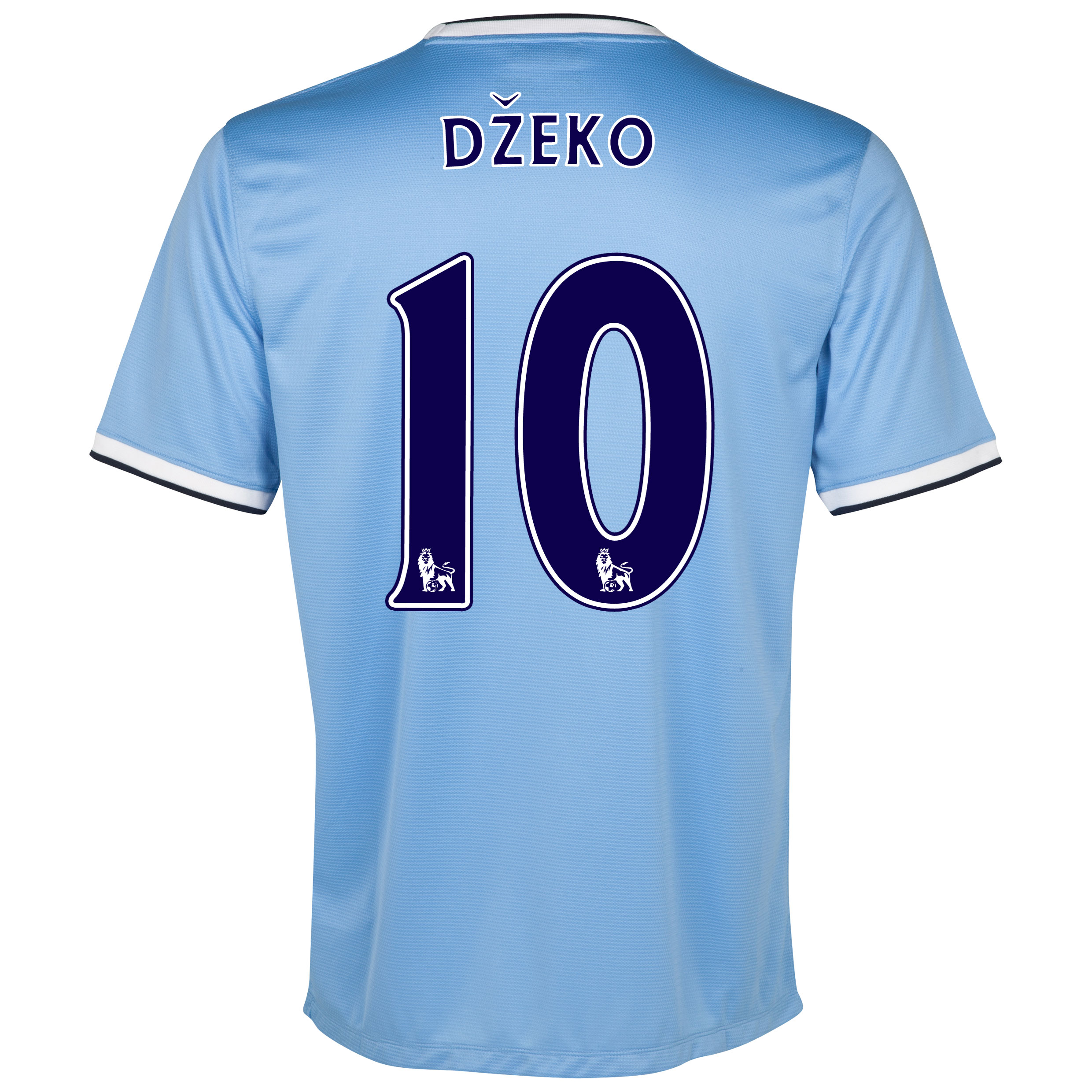 Manchester City Home Shirt 2013/14 - Womens with Dzeko 10 printing