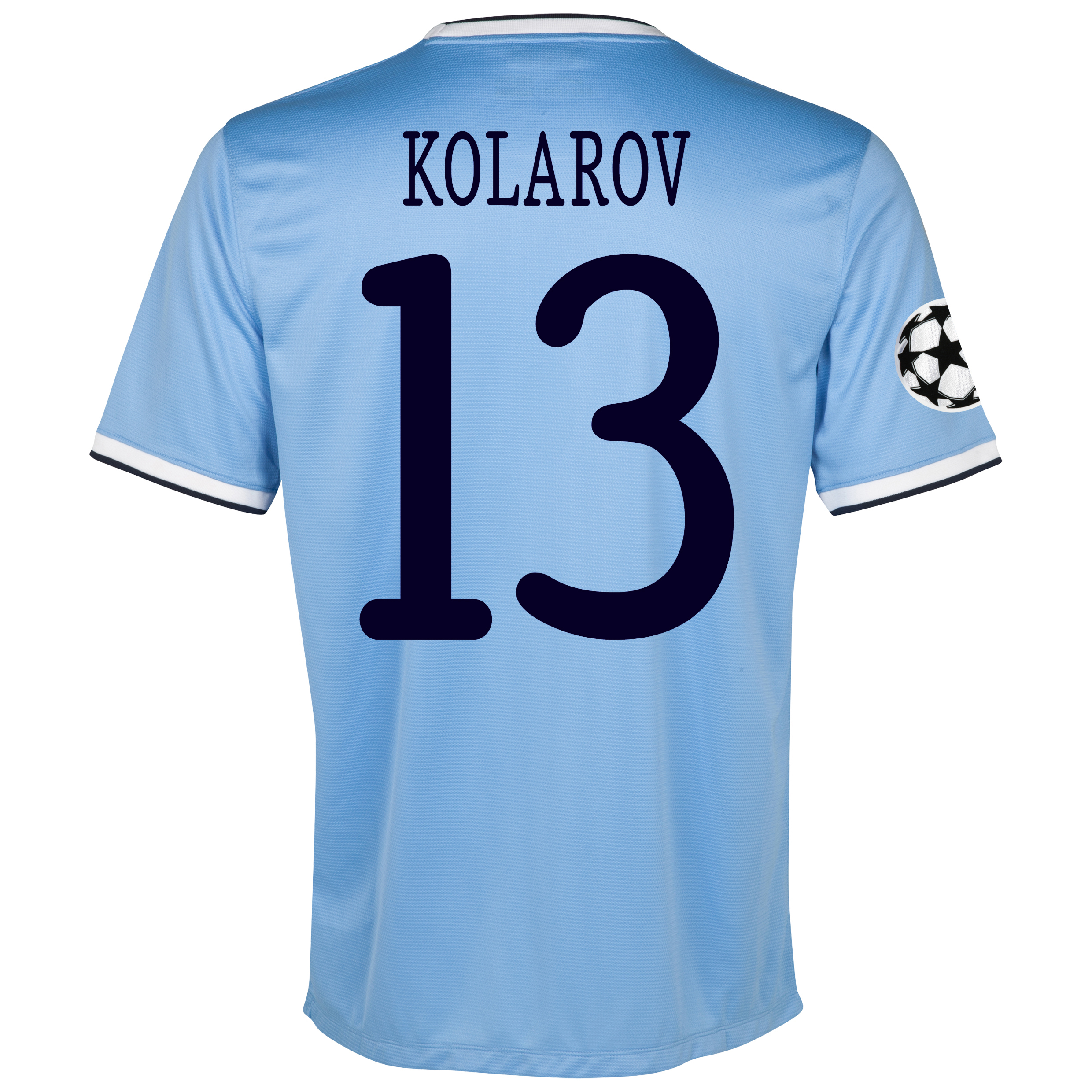 Manchester City Home Shirt 2013/14 - Junior with Kolarov 13 printing