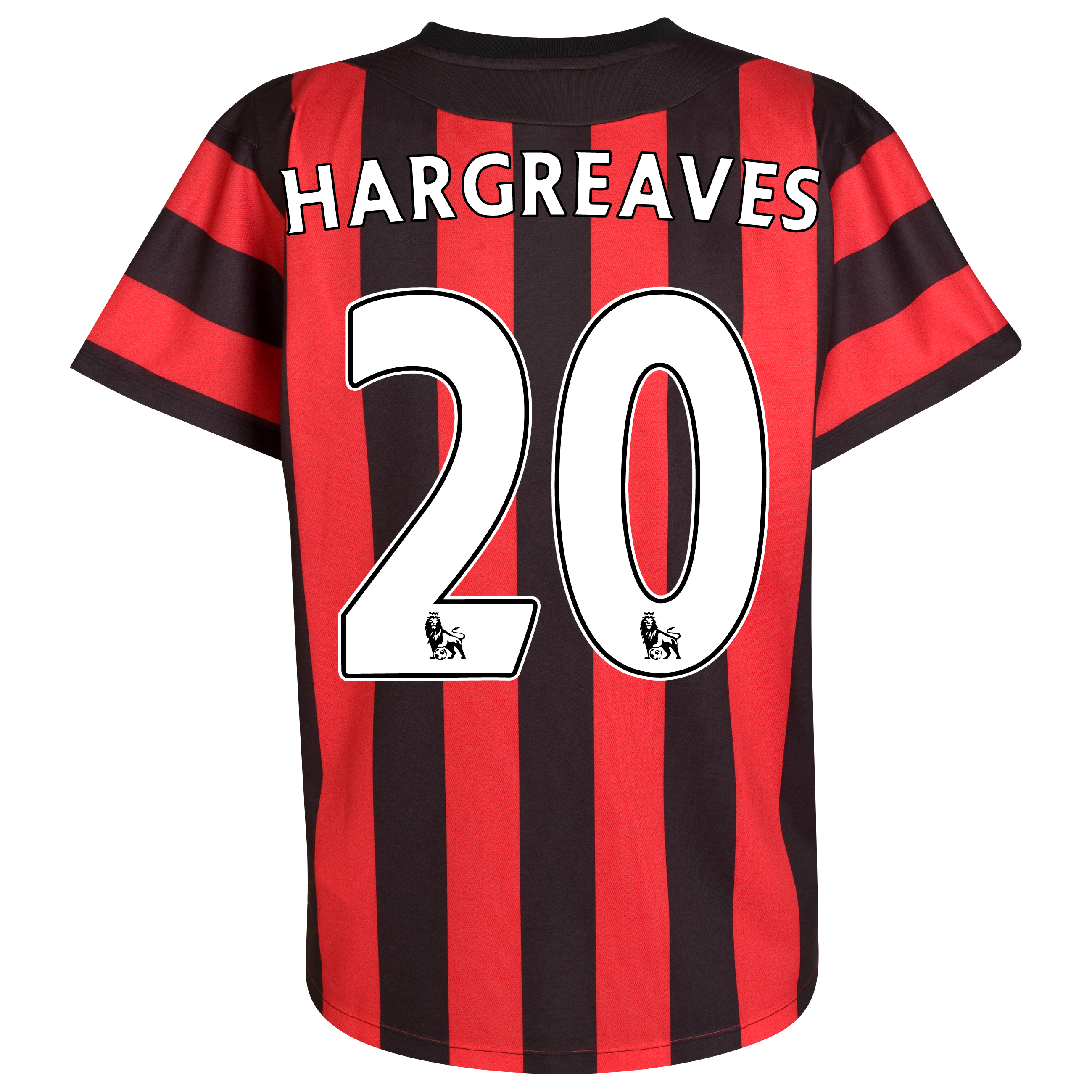 Manchester City Away Shirt  2011-12 with Hargreaves 20 printing