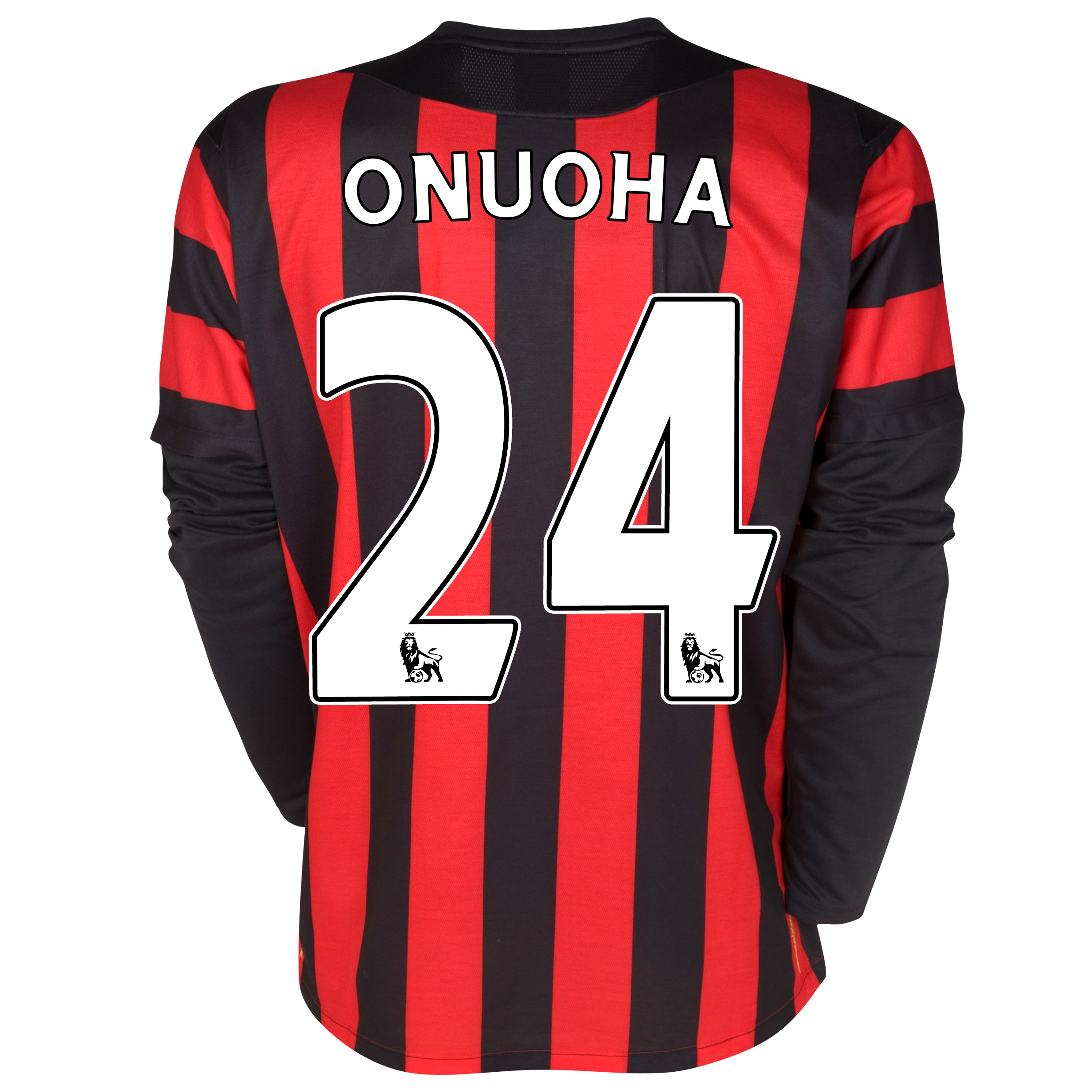 Manchester City Away Shirt 2011/12 - Long Sleeved with Onuoha 24 printing
