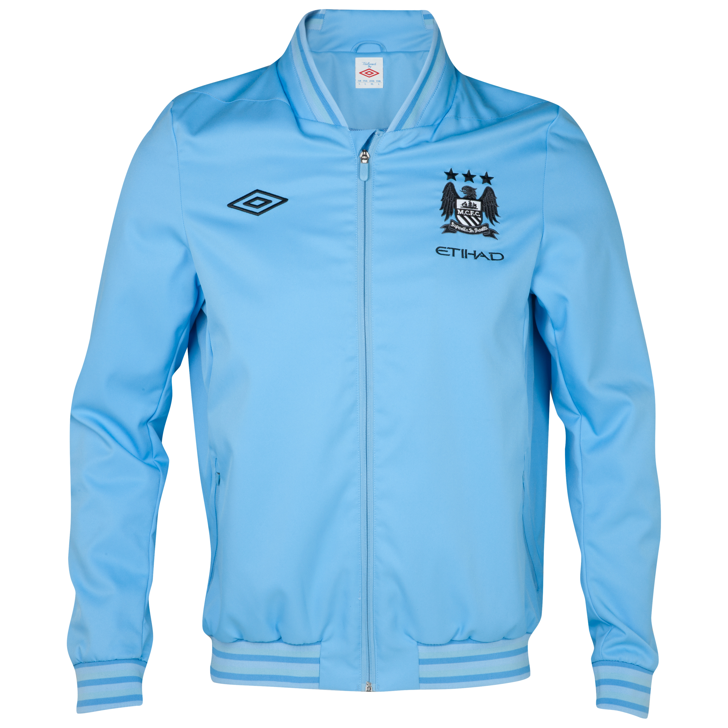 Manchester City Home Walkout Jacket - Sky