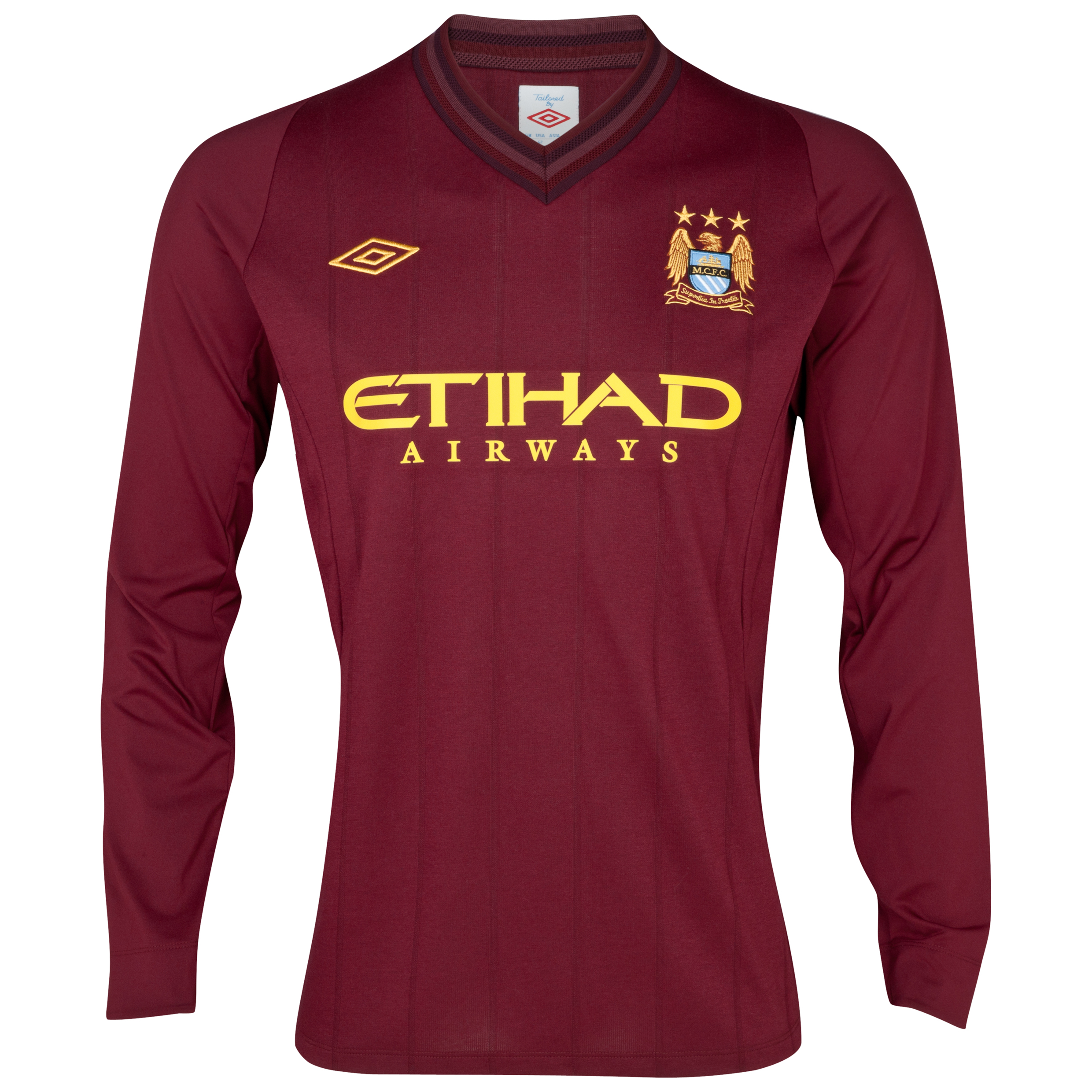 Manchester City Away Shirt 2012/13 Long Sleeved