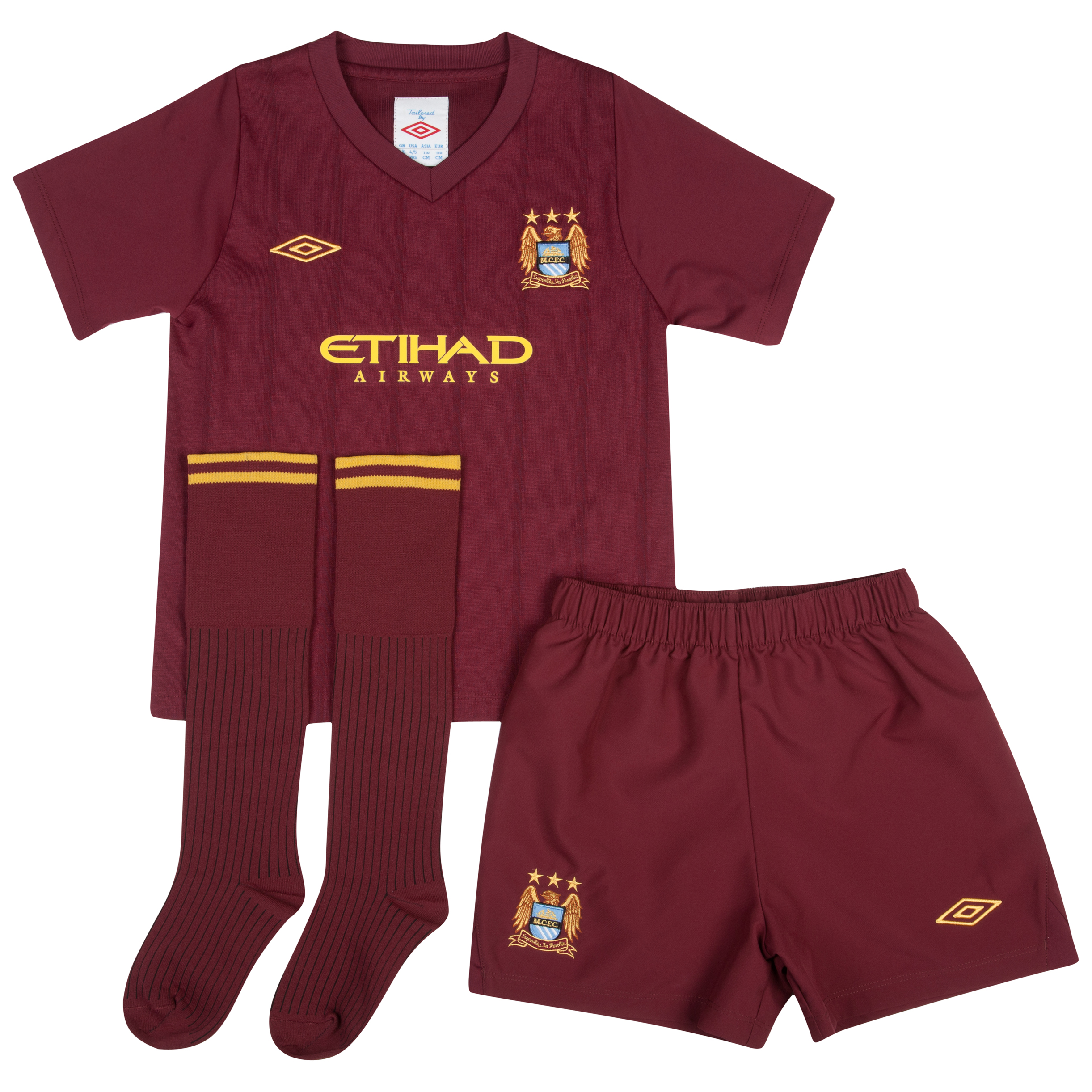 Manchester City Away Infant Kit 2012/13