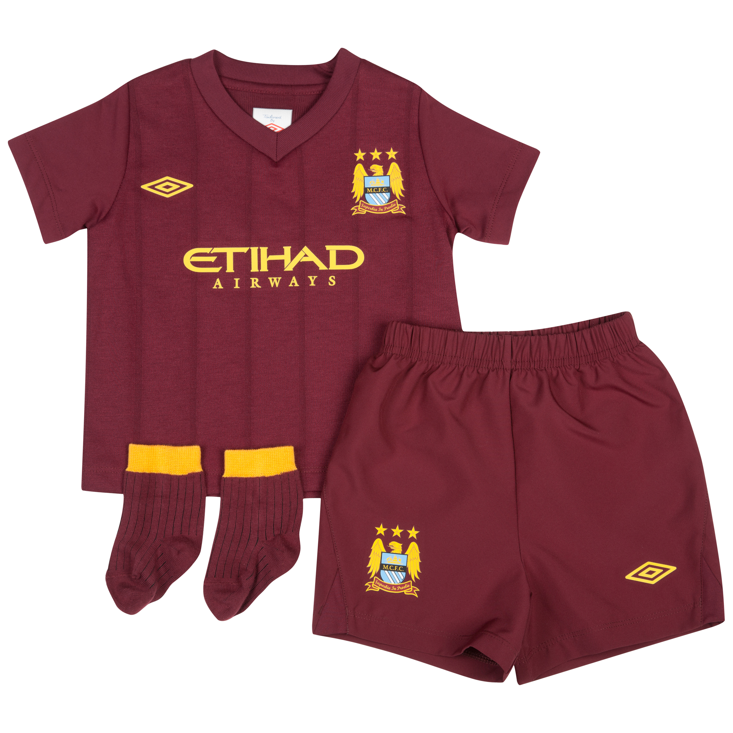 Manchester City Away Baby Kit 2012/13
