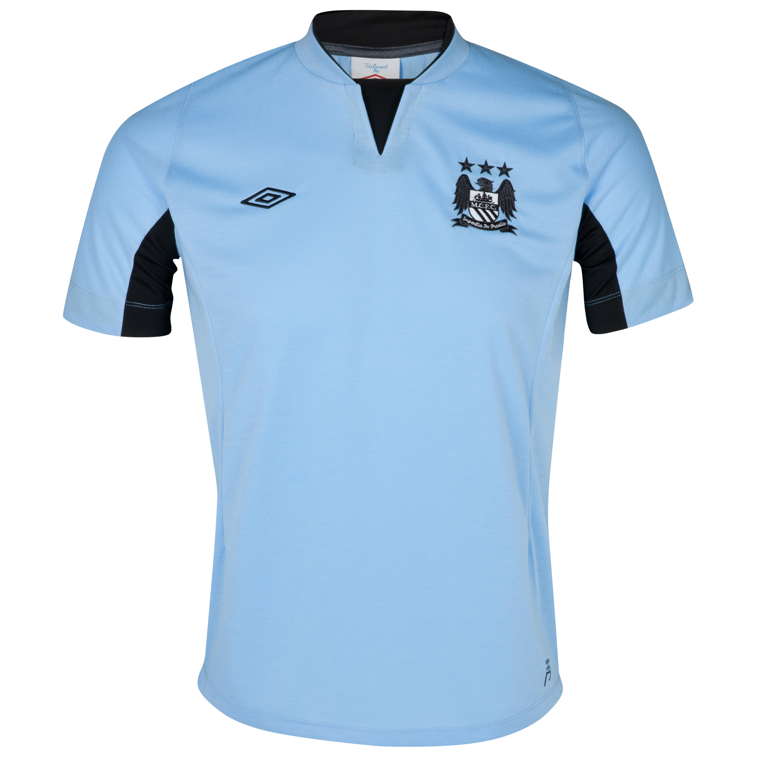 Manchester City Training Knitted T-Shirt - Vista Blue