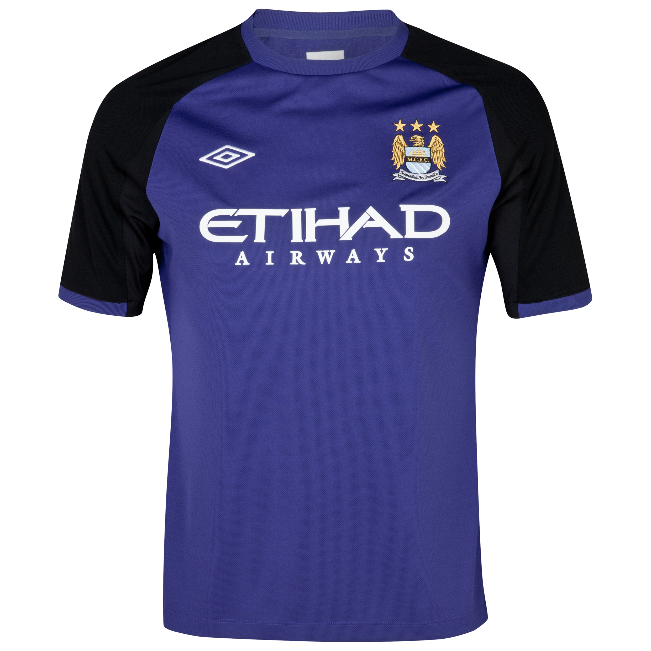 Manchester City Training T-Shirt - Junior - Deep Wisteria / Black