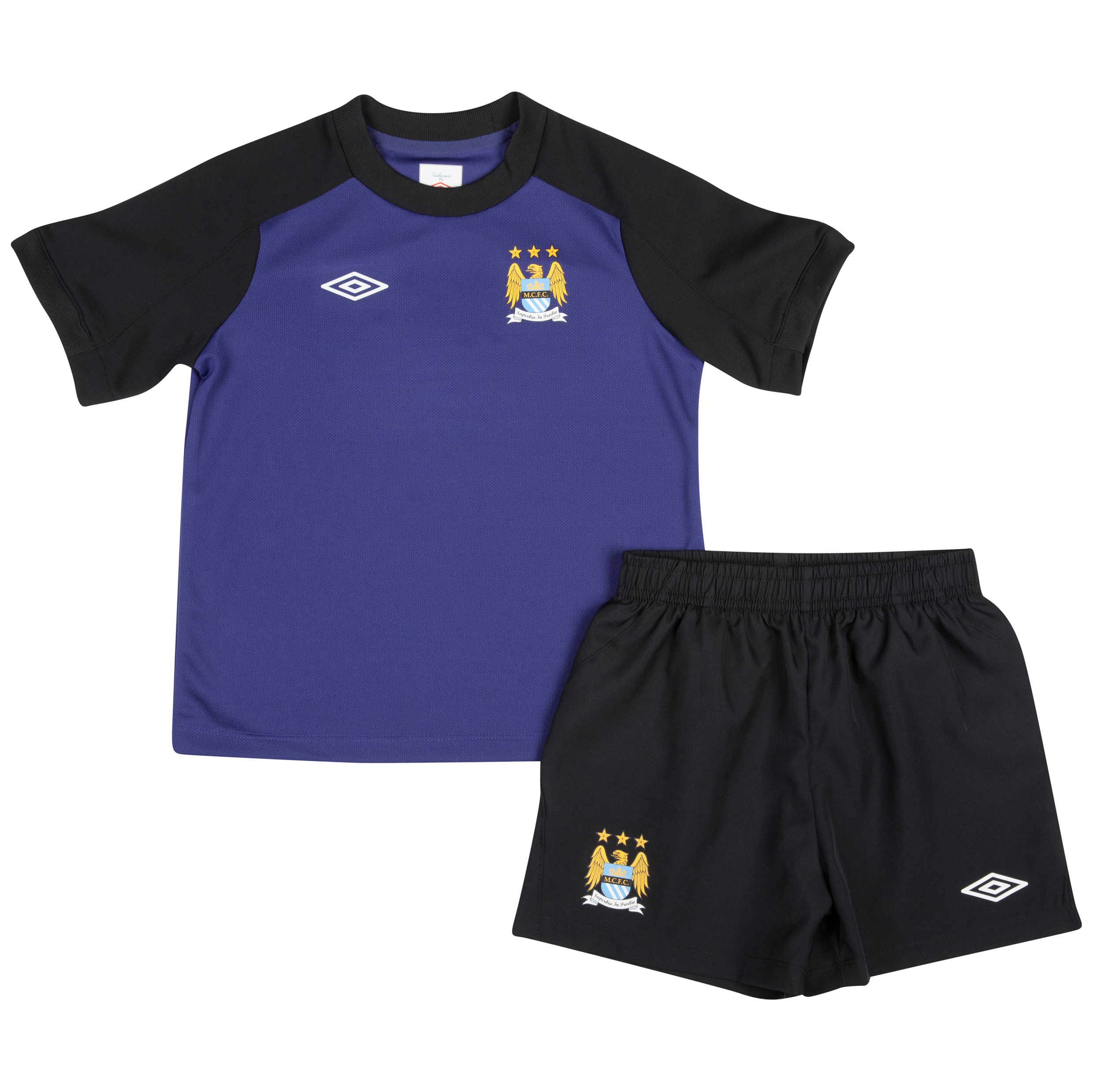 Manchester City Infant Training Kit - Deep Wisteria / Black