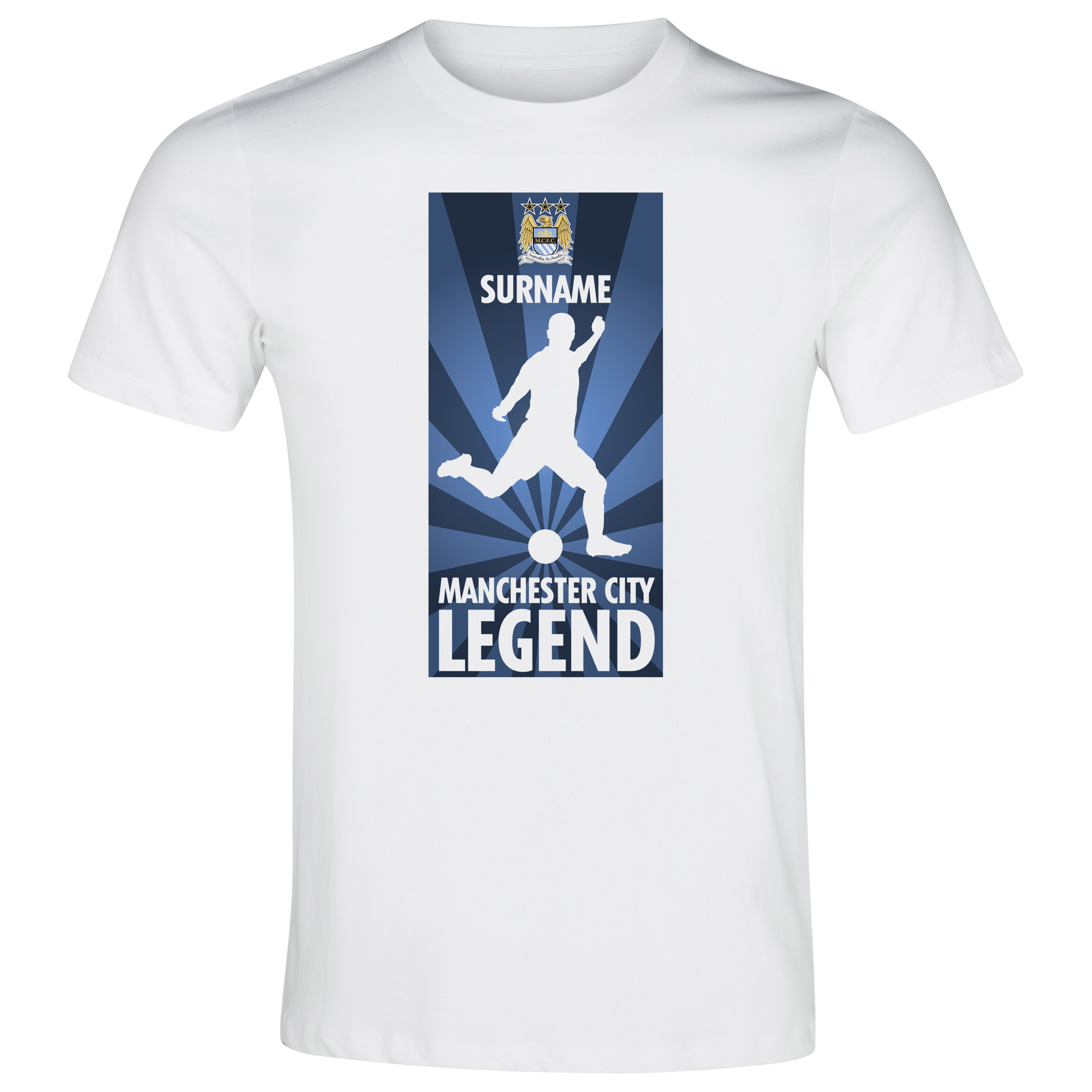 Manchester City Personalised Legend T-Shirt