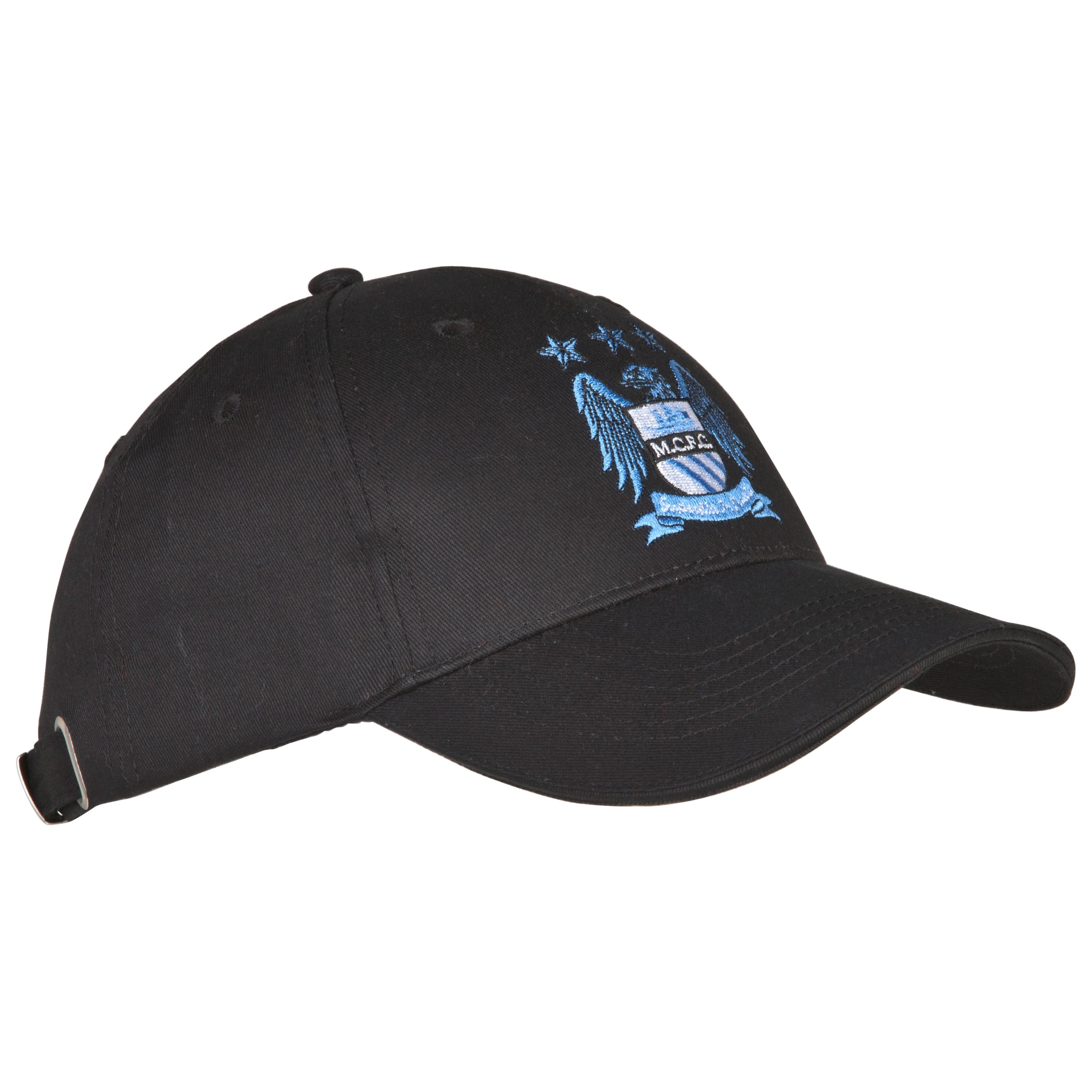 Manchester City Essentials Cap - Black/Vivid Blue - Junior
