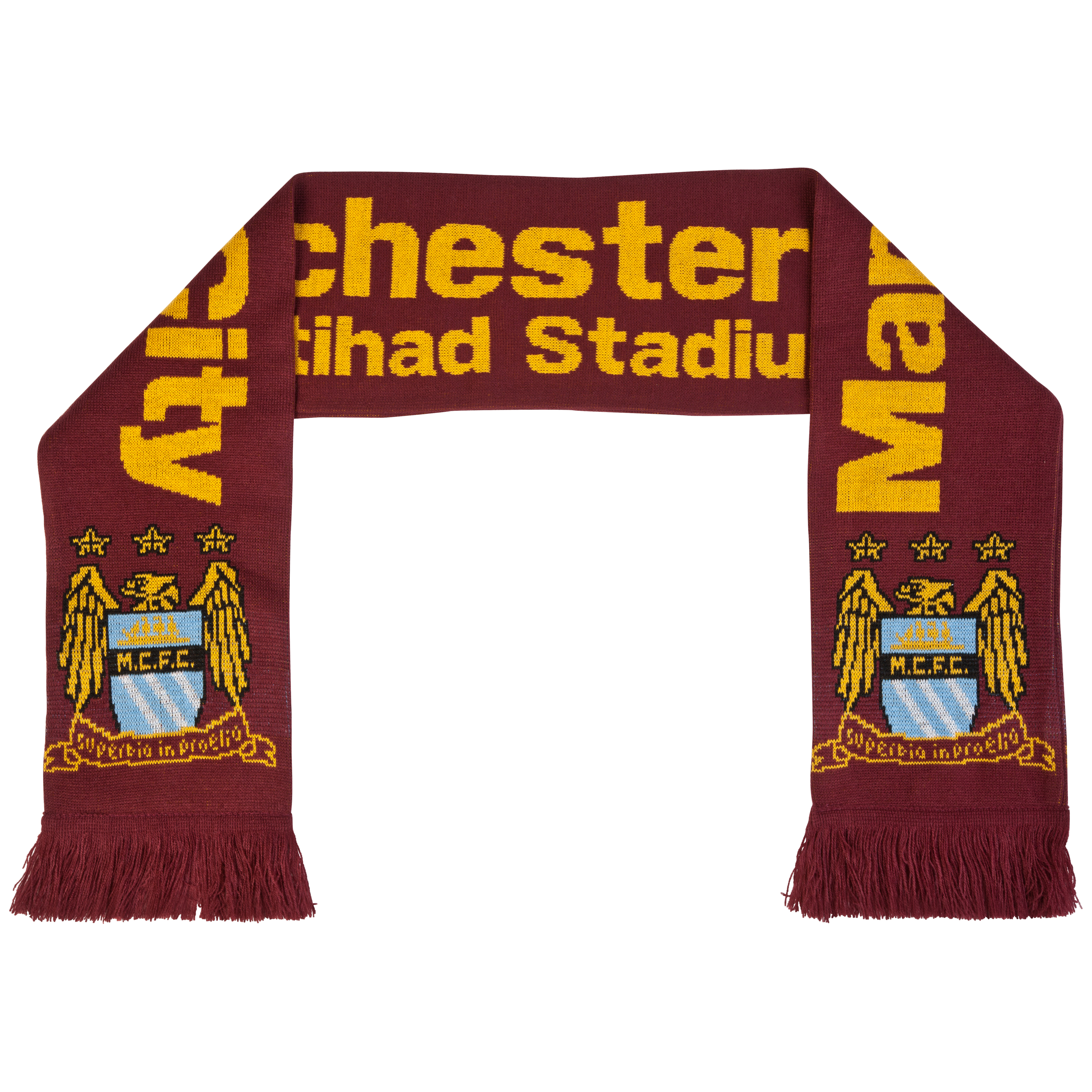 Manchester City Away Crest Jacquard Scarf