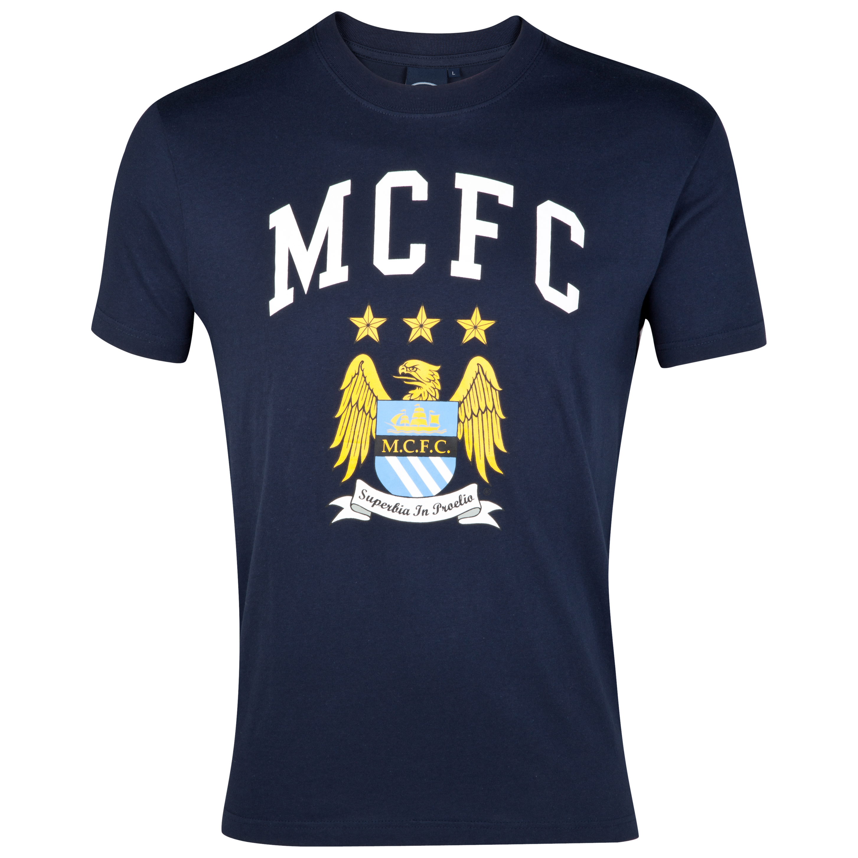 Manchester City Essential Firelit Graphic T-Shirt - Navy - Infant Boys