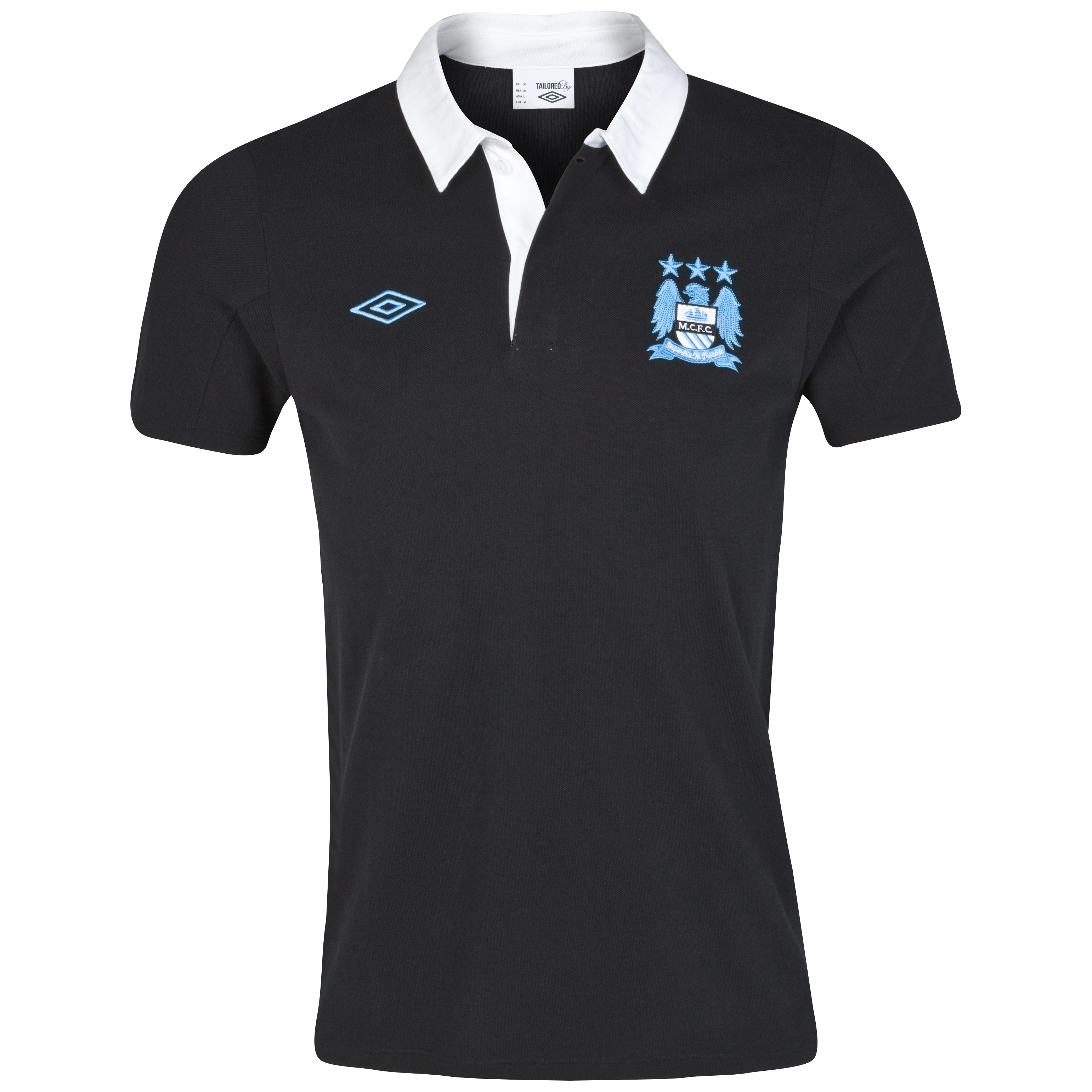 Manchester City WTC Polo - Black/White