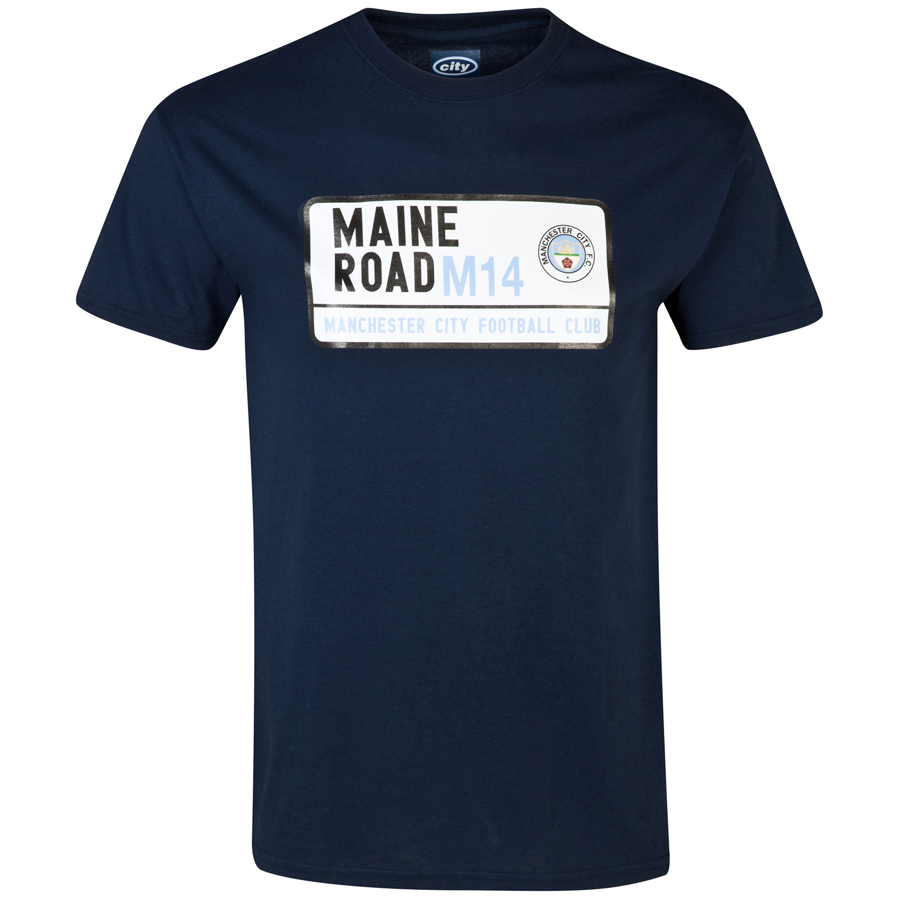 Manchester City Maine T-Shirt - Navy