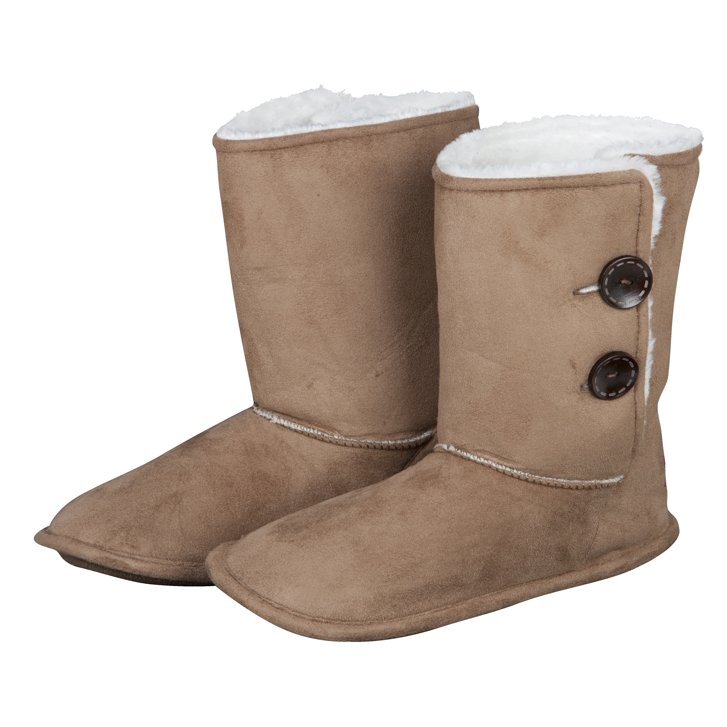 Manchester City Bella Boot Slipper - Tan- Girls