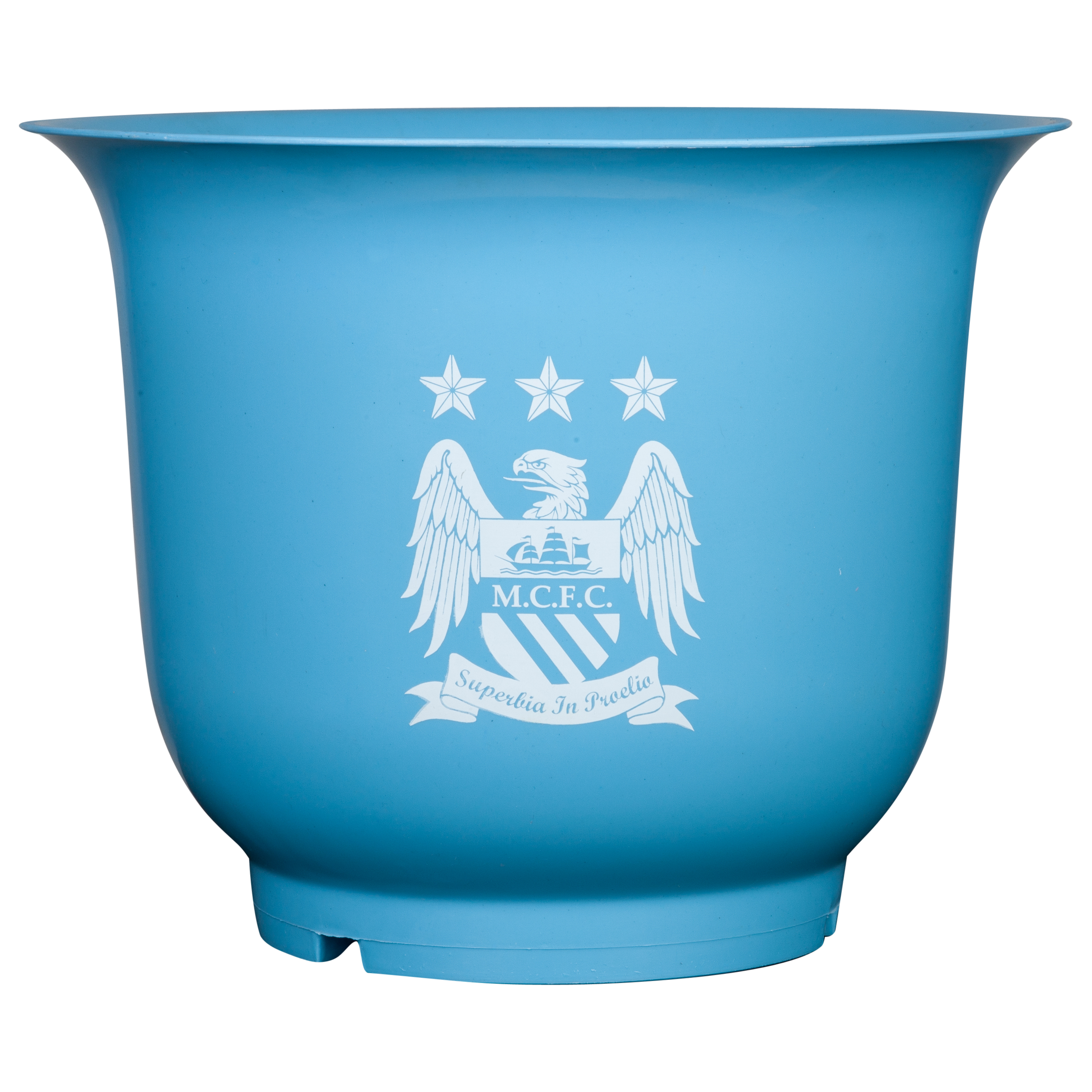 Manchester City 12inch Large Plastic Pot