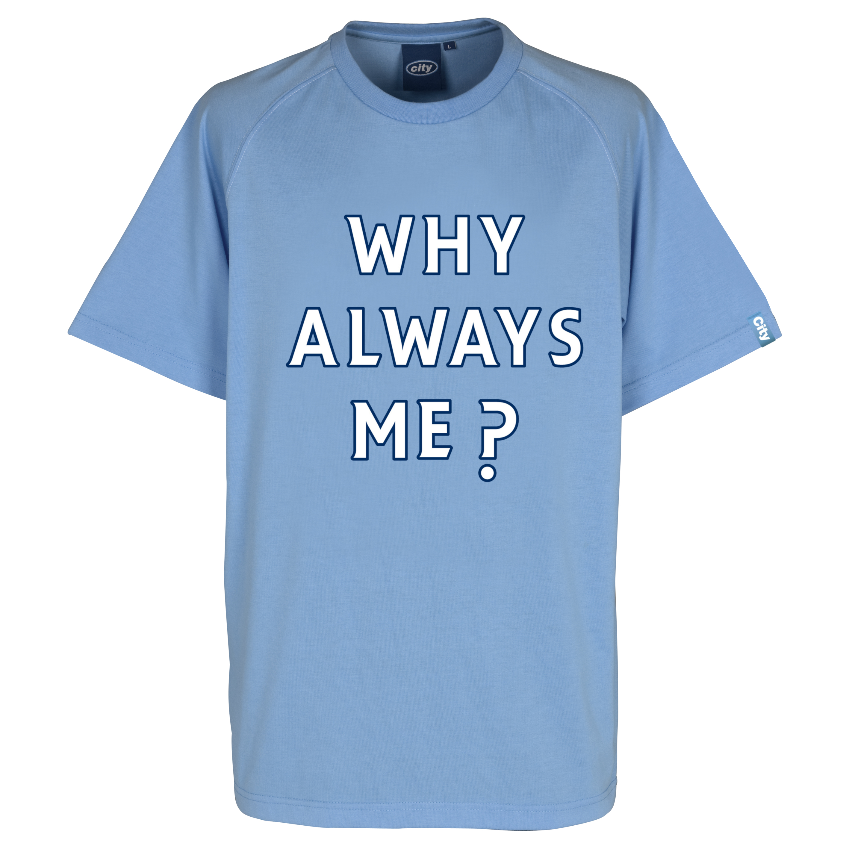 Manchester City Why T-Shirt - Sky