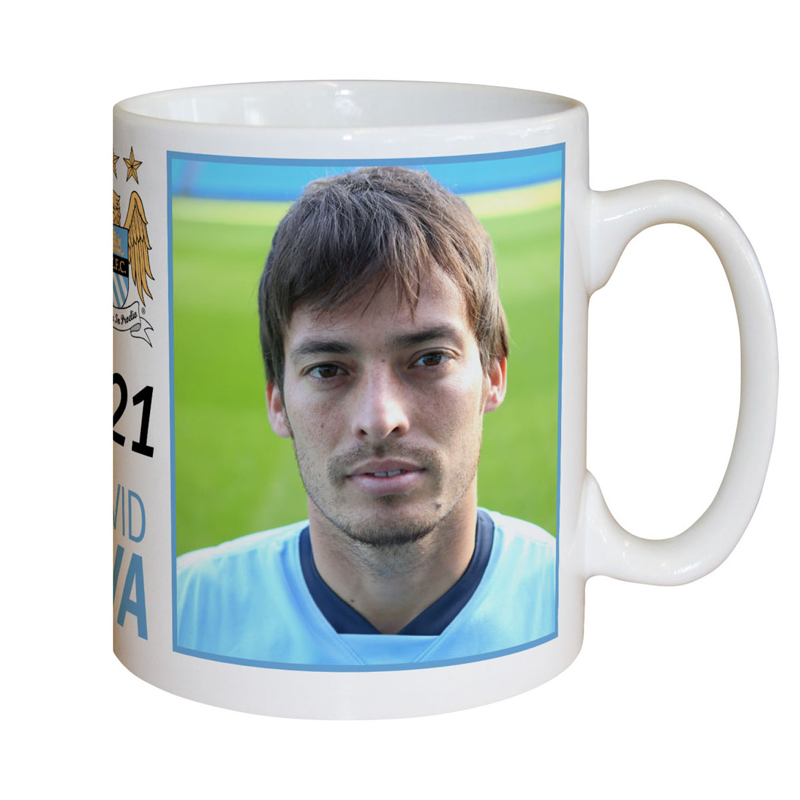 Manchester City Personalised Silva Mug