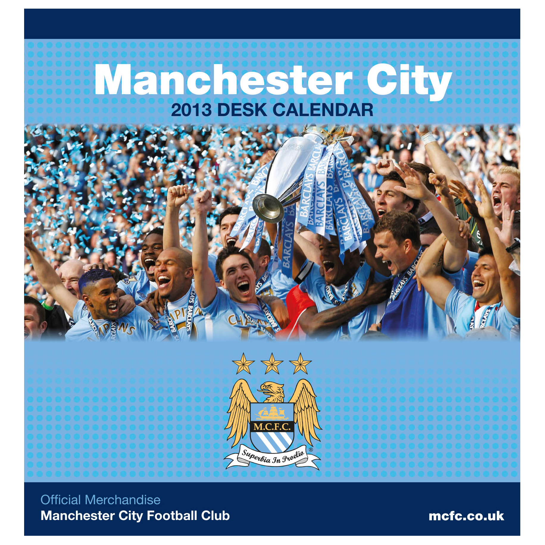 Manchester City Desk Calendar 2013