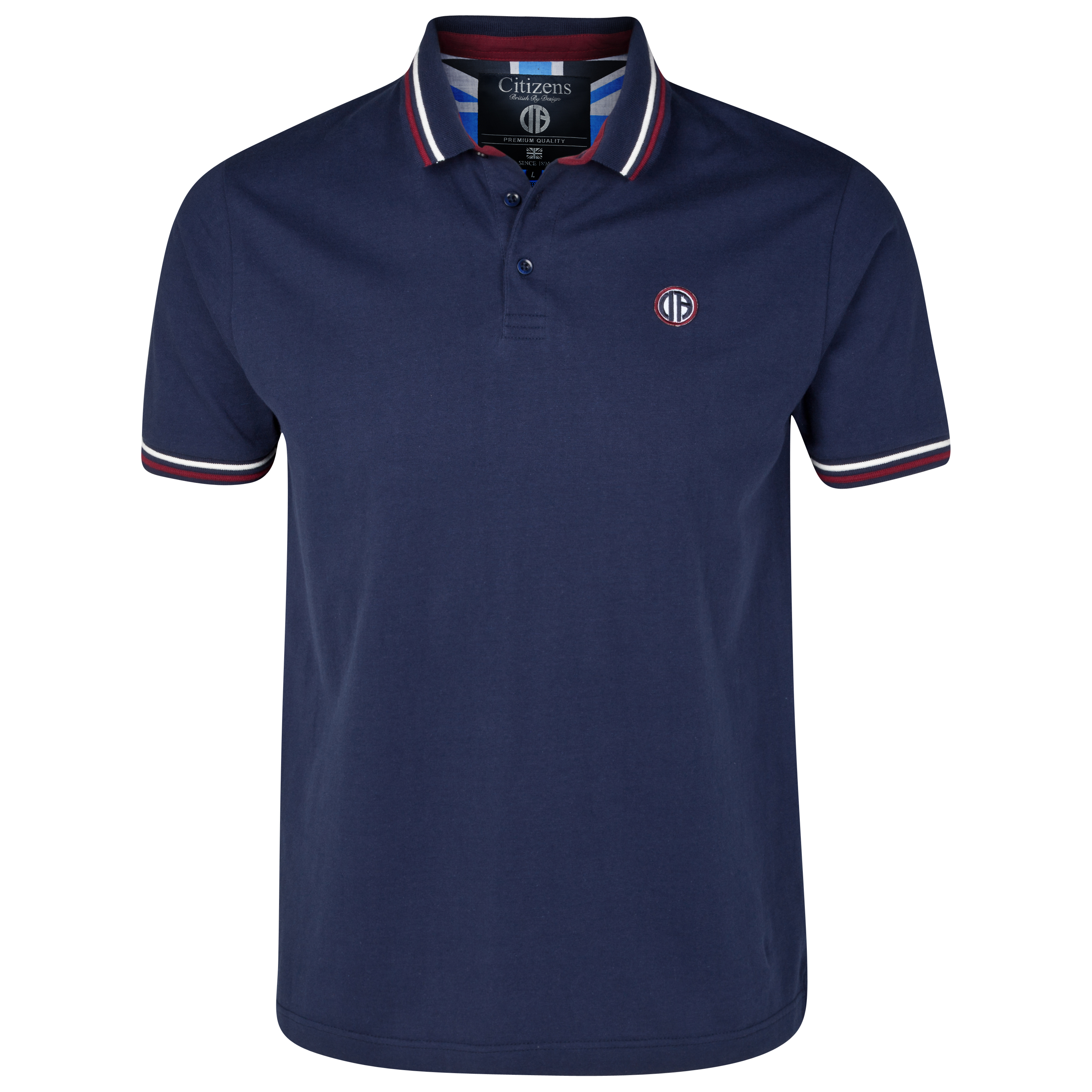 Manchester City Quad Polo Top - Navy