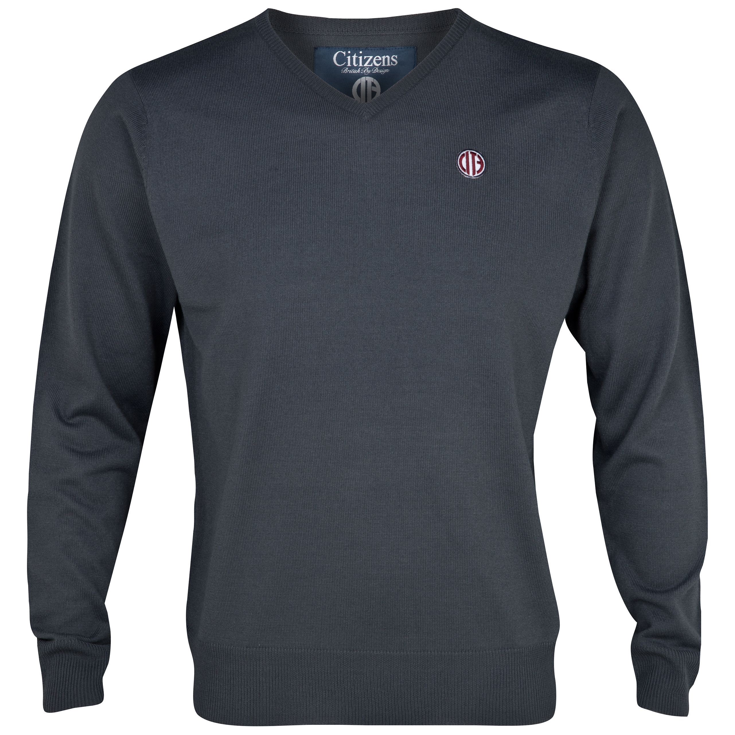 Manchester City  Brit Jumper-Charcoal