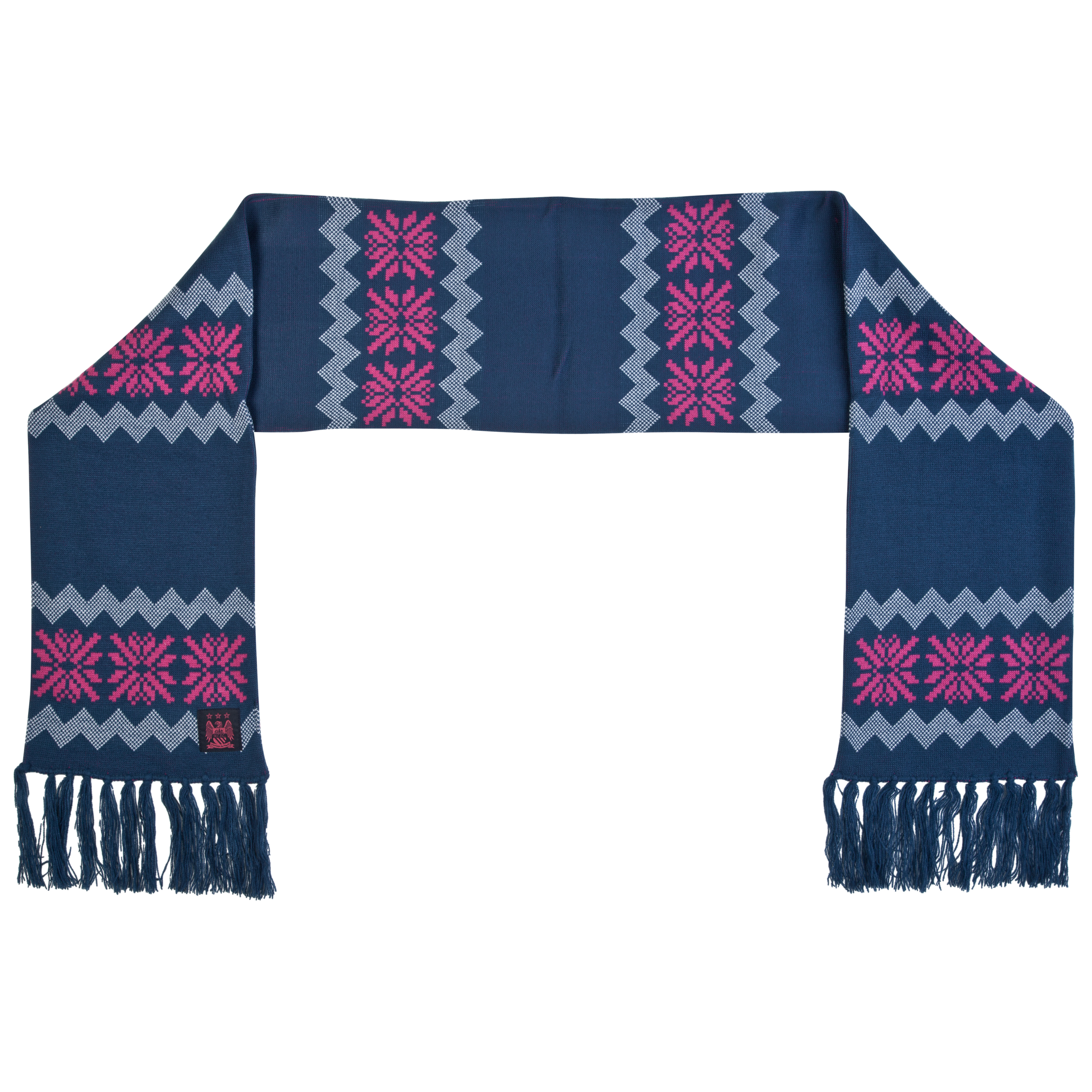 Manchester City Monsall Scarf - Navy/Pink