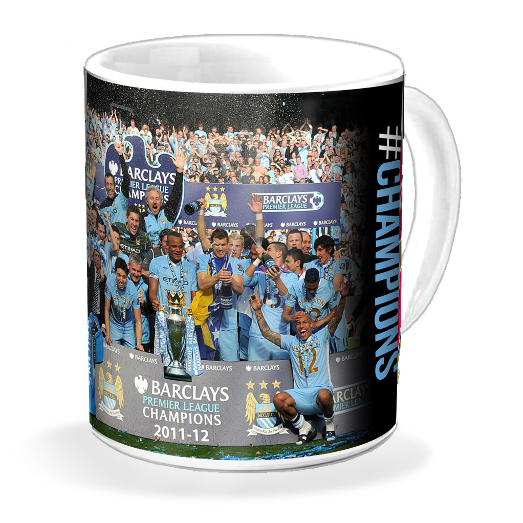 Manchester City #Champions 11/12 Celebration 11oz Mug