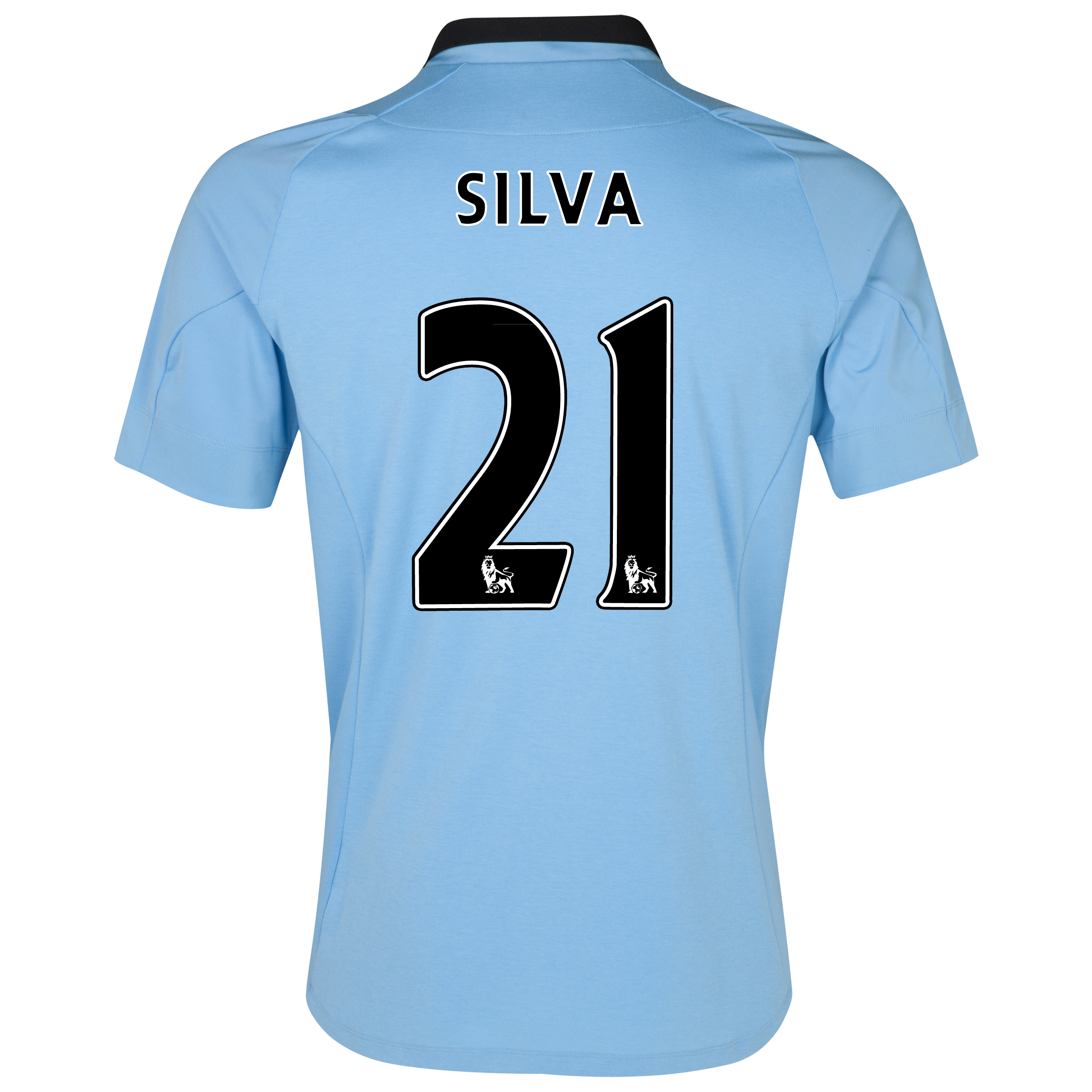 Manchester City Home Shirt 2012/13 with Silva 21 printing