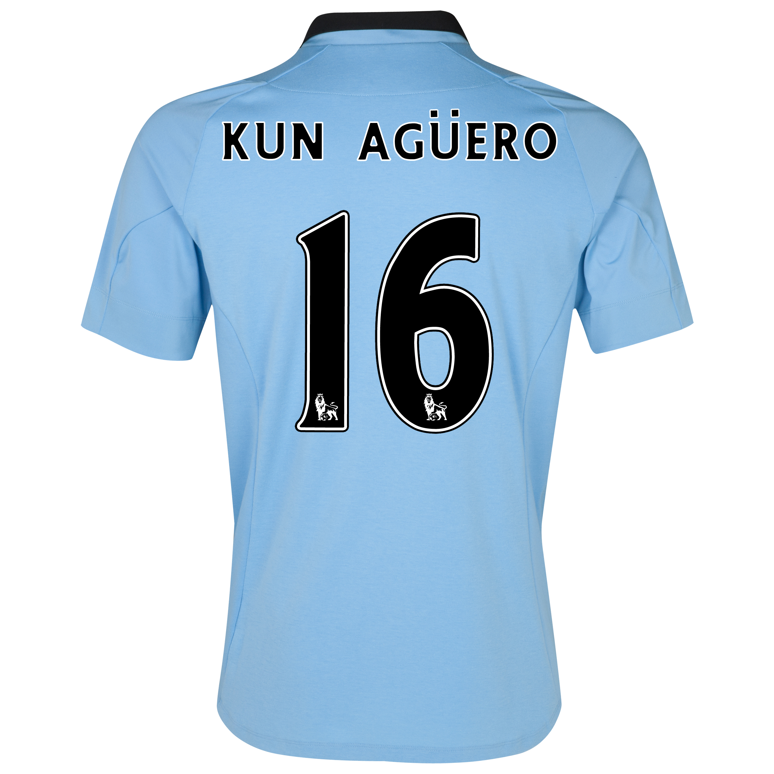 Manchester City Home Shirt 2012/13 - Junior with Kun Agüero  16 printing