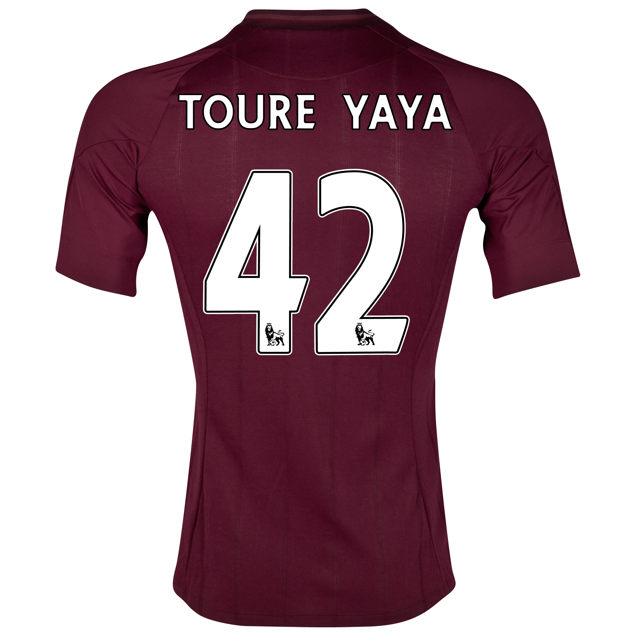 Manchester City Away Shirt 2012/13 with Toure Yaya 42 printing