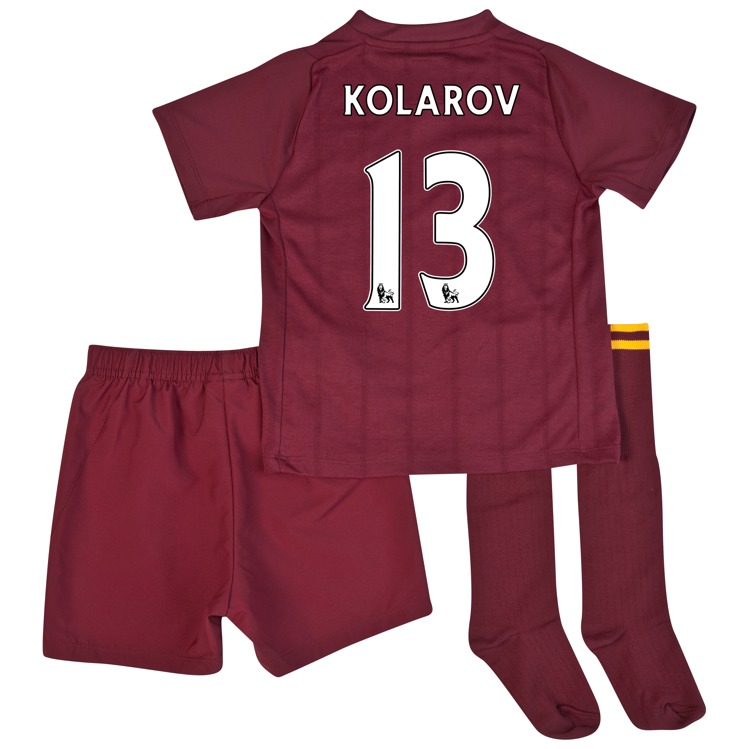 Manchester City Away Infant Kit 2012/13 with Kolarov 13 printing