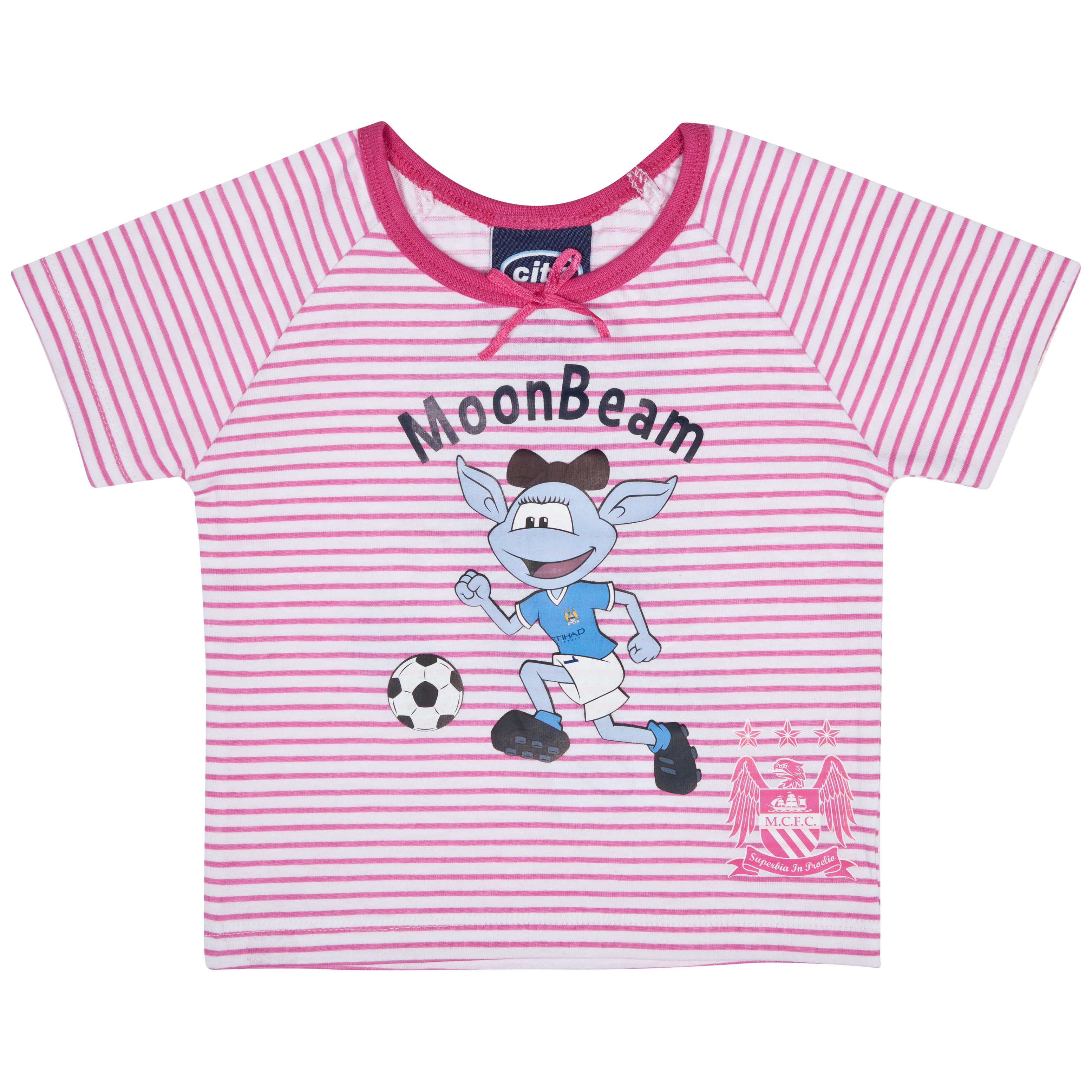Manchester City Reverse T-Shirt - Pink/White - Baby