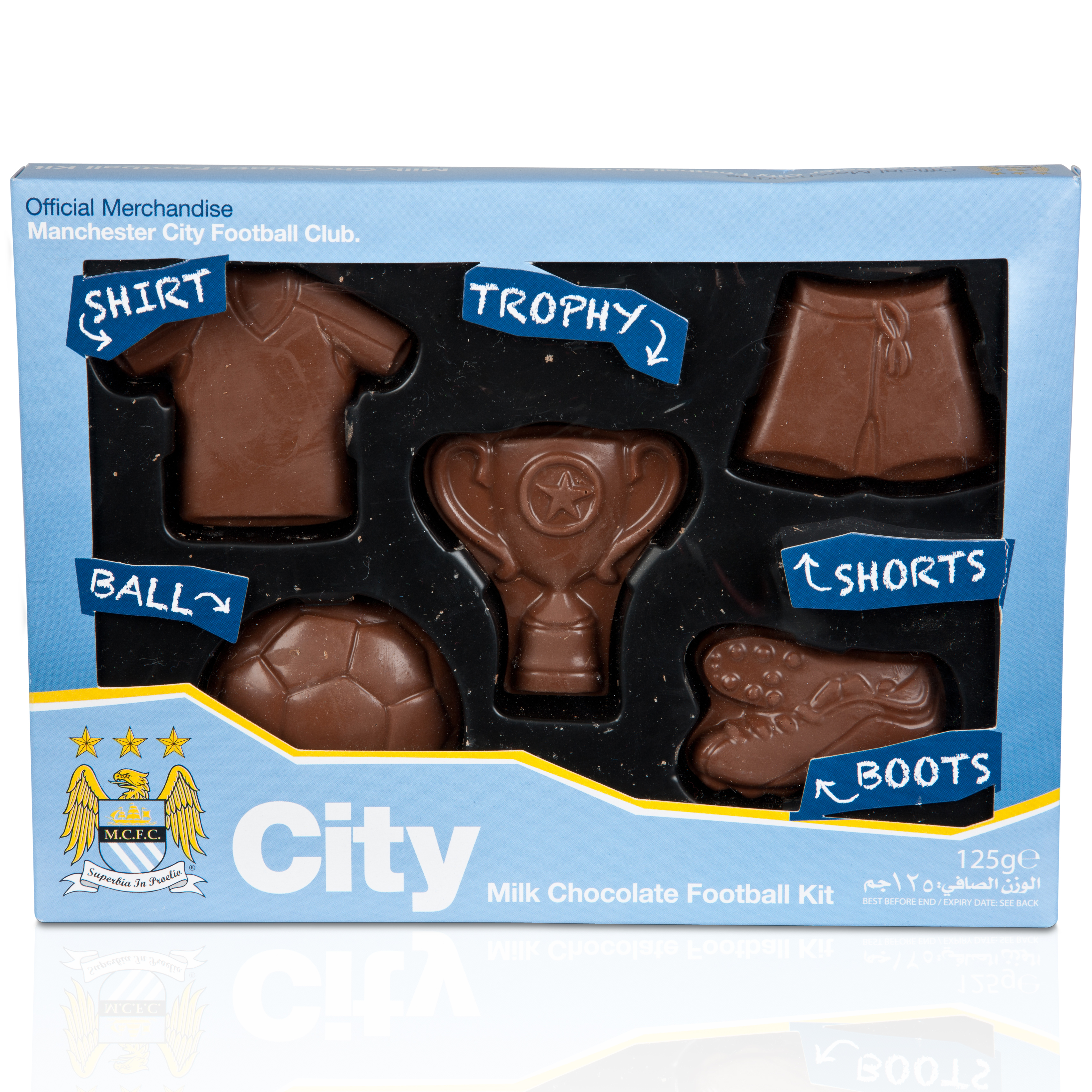 Manchester City Chocolate Football Kit - 125g