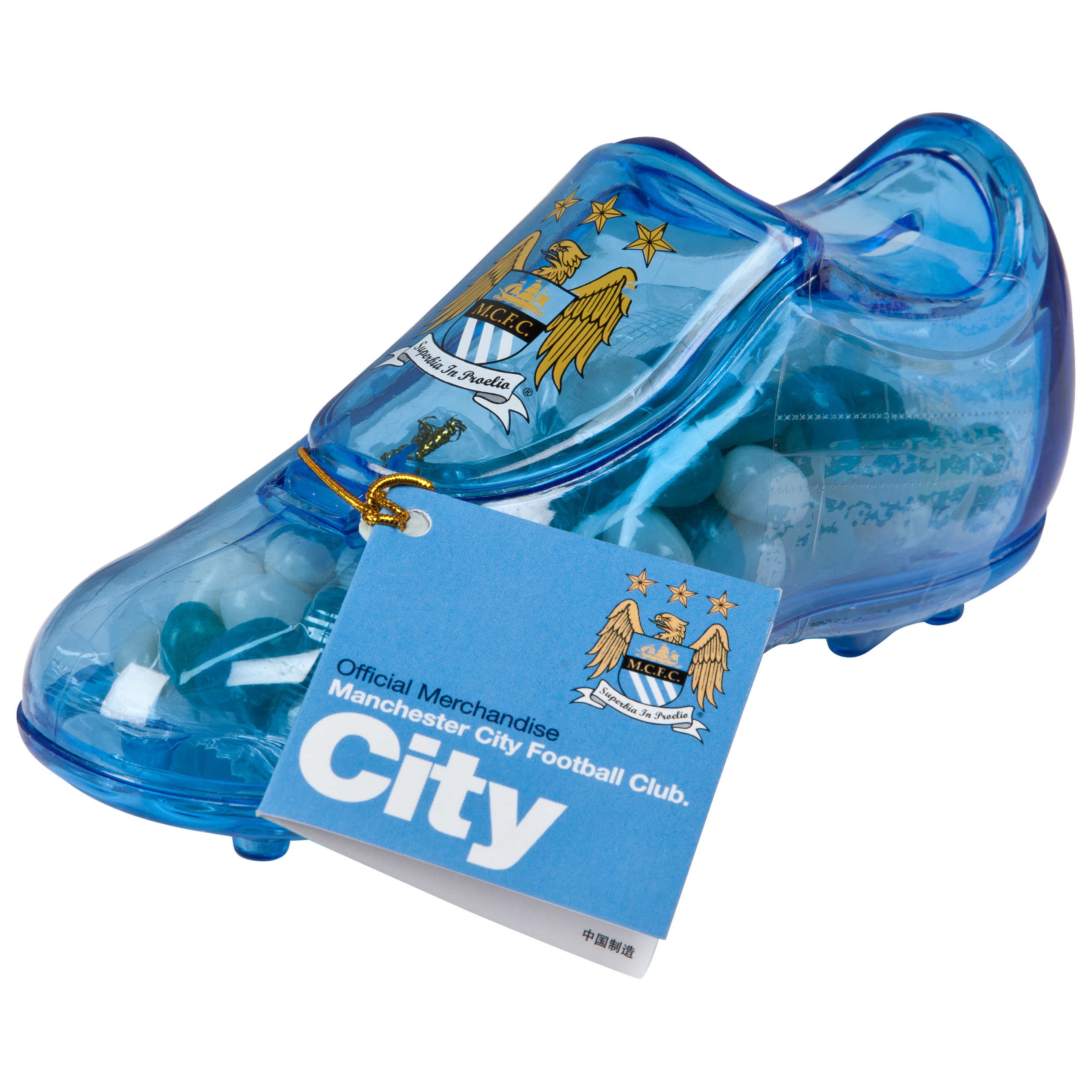 Manchester City Football Boot filled with Jelly Beans