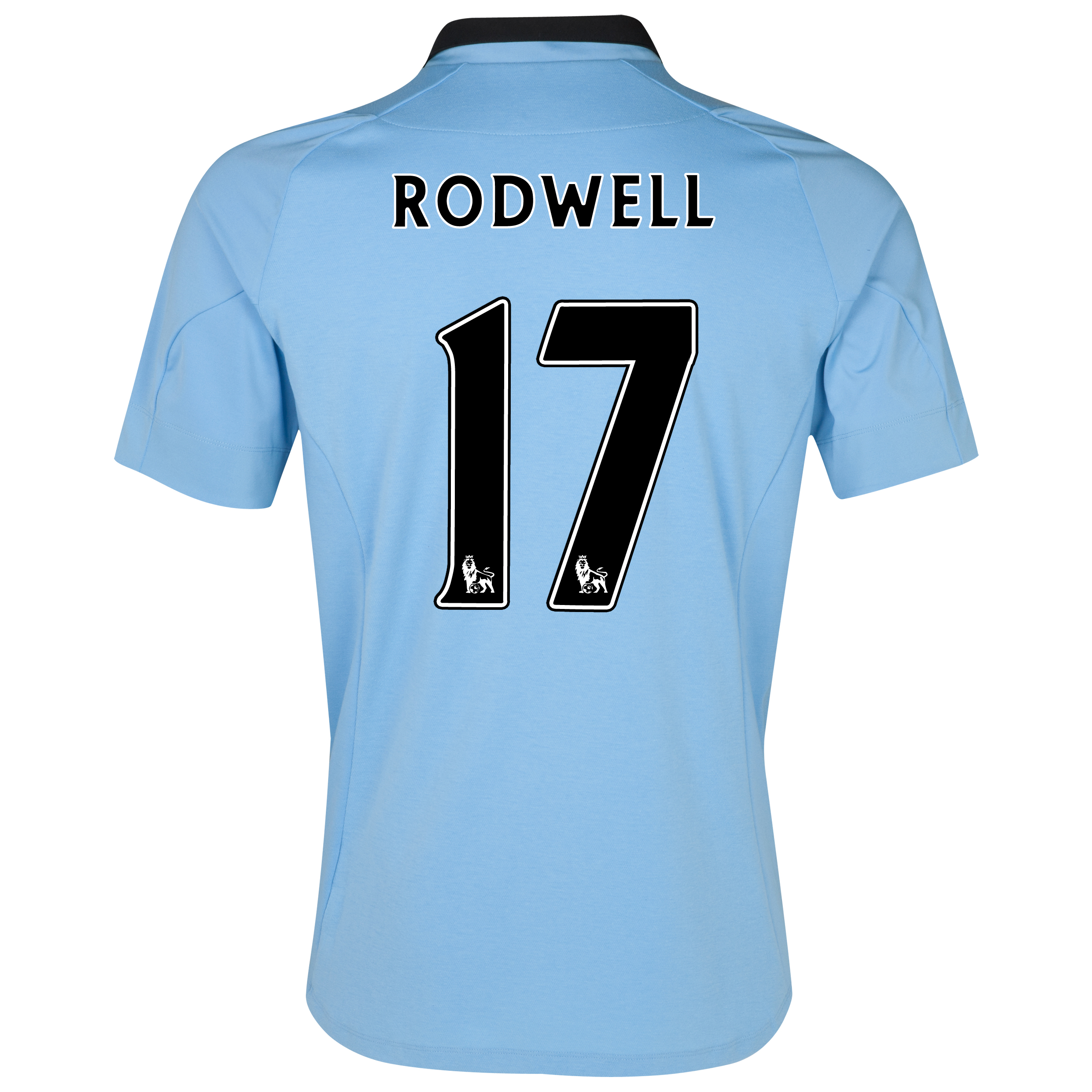 Manchester City Home Shirt 2012/13 with Rodwell 17 printing