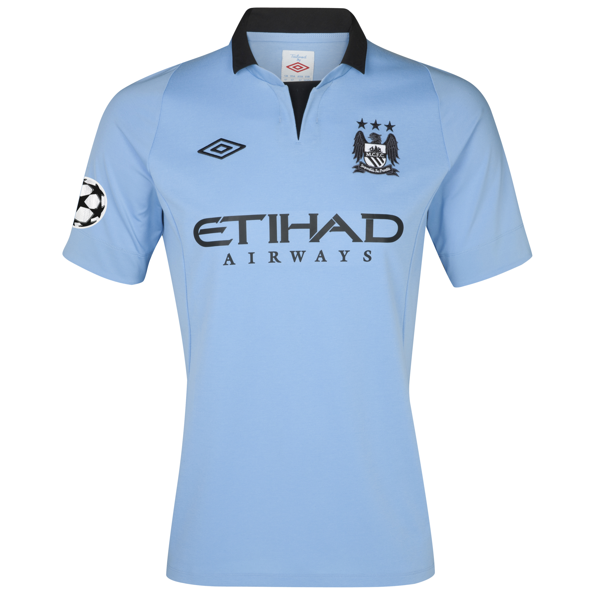 Manchester City UEFA Champions League Home Shirt 2012/13