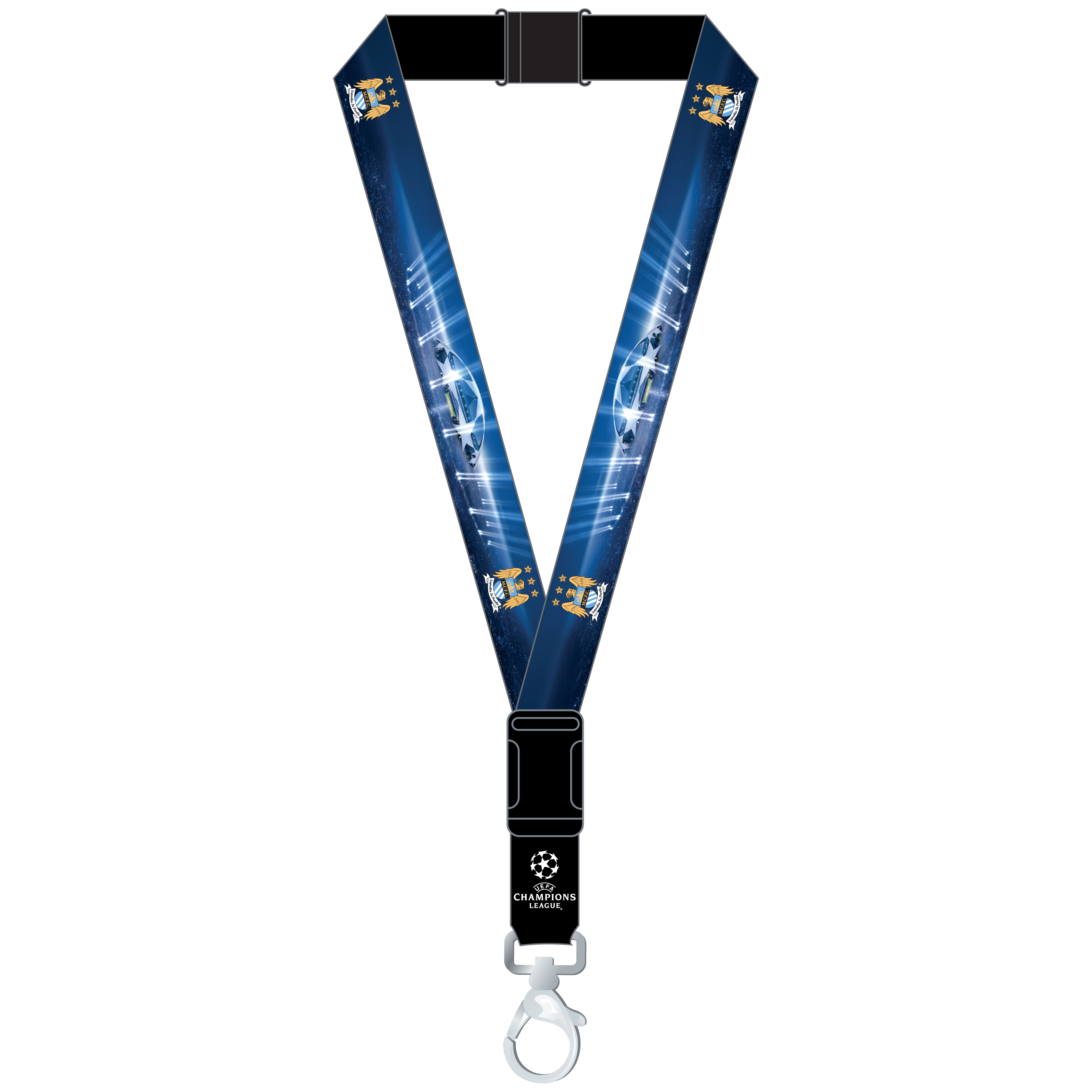 Manchester City Champions League Lanyard