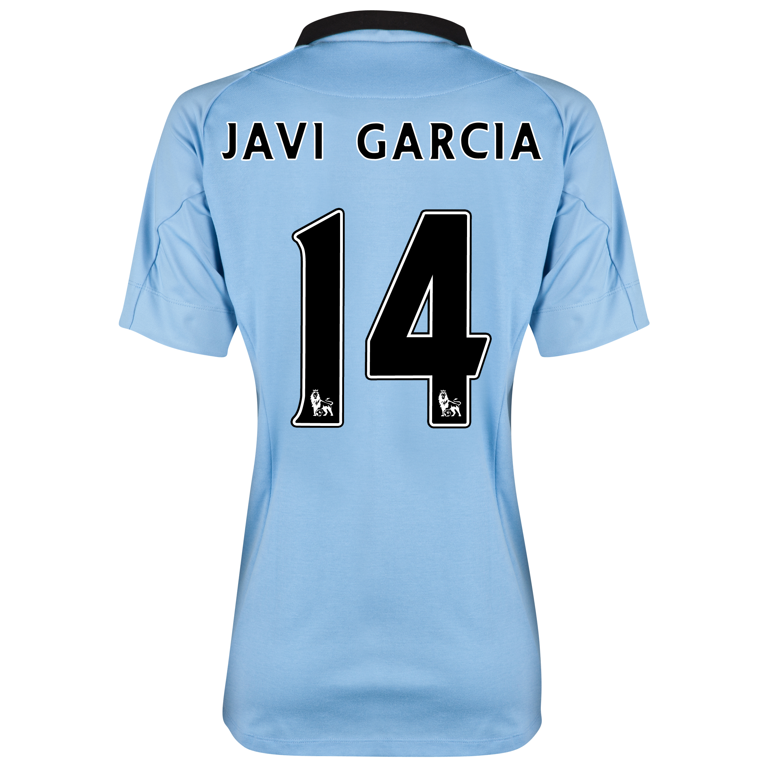 Manchester City Home Shirt 2012/13 - Womens with Javi Garcia 14 printing