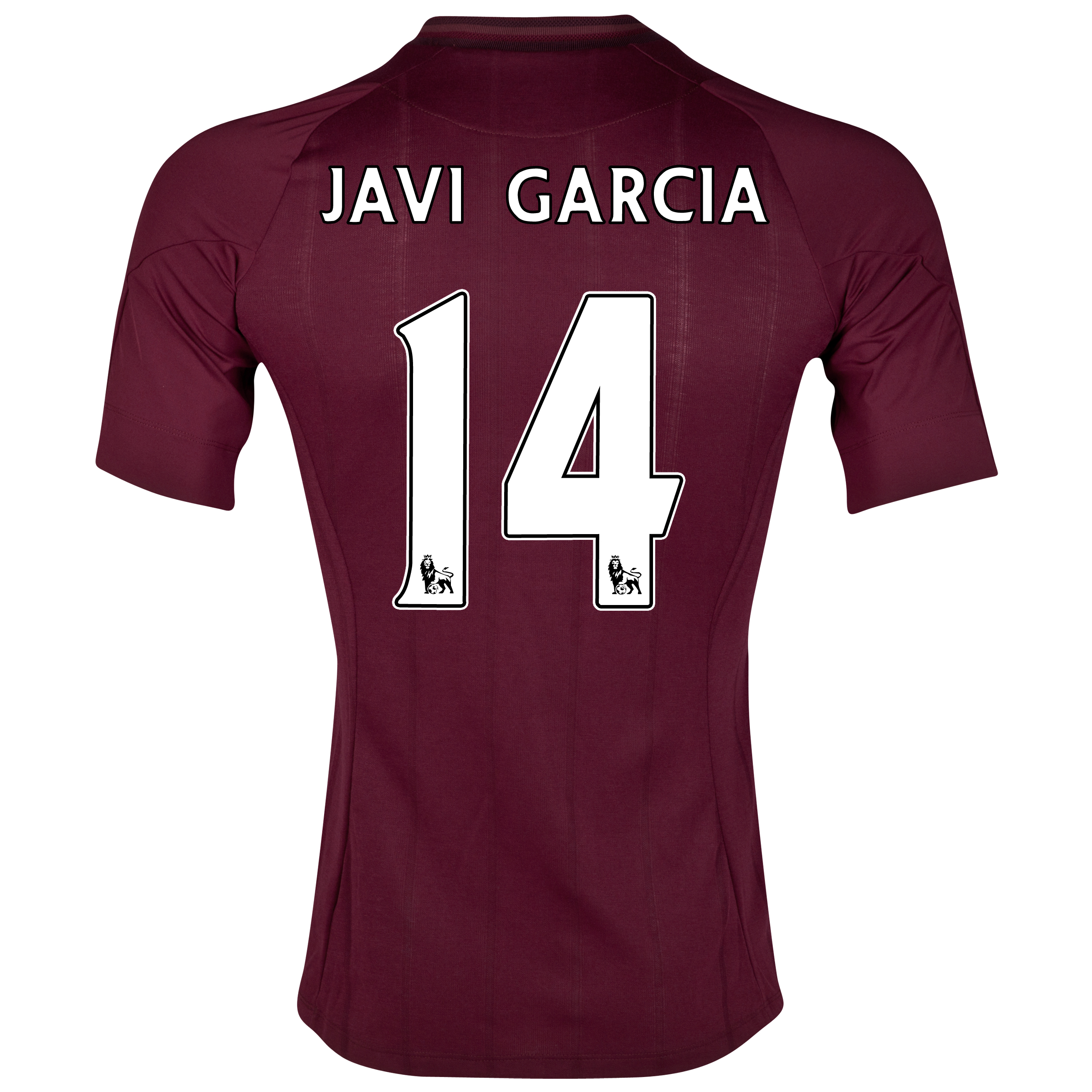 Manchester City Away Shirt 2012/13  - Junior with Javi Garcia 14 printing