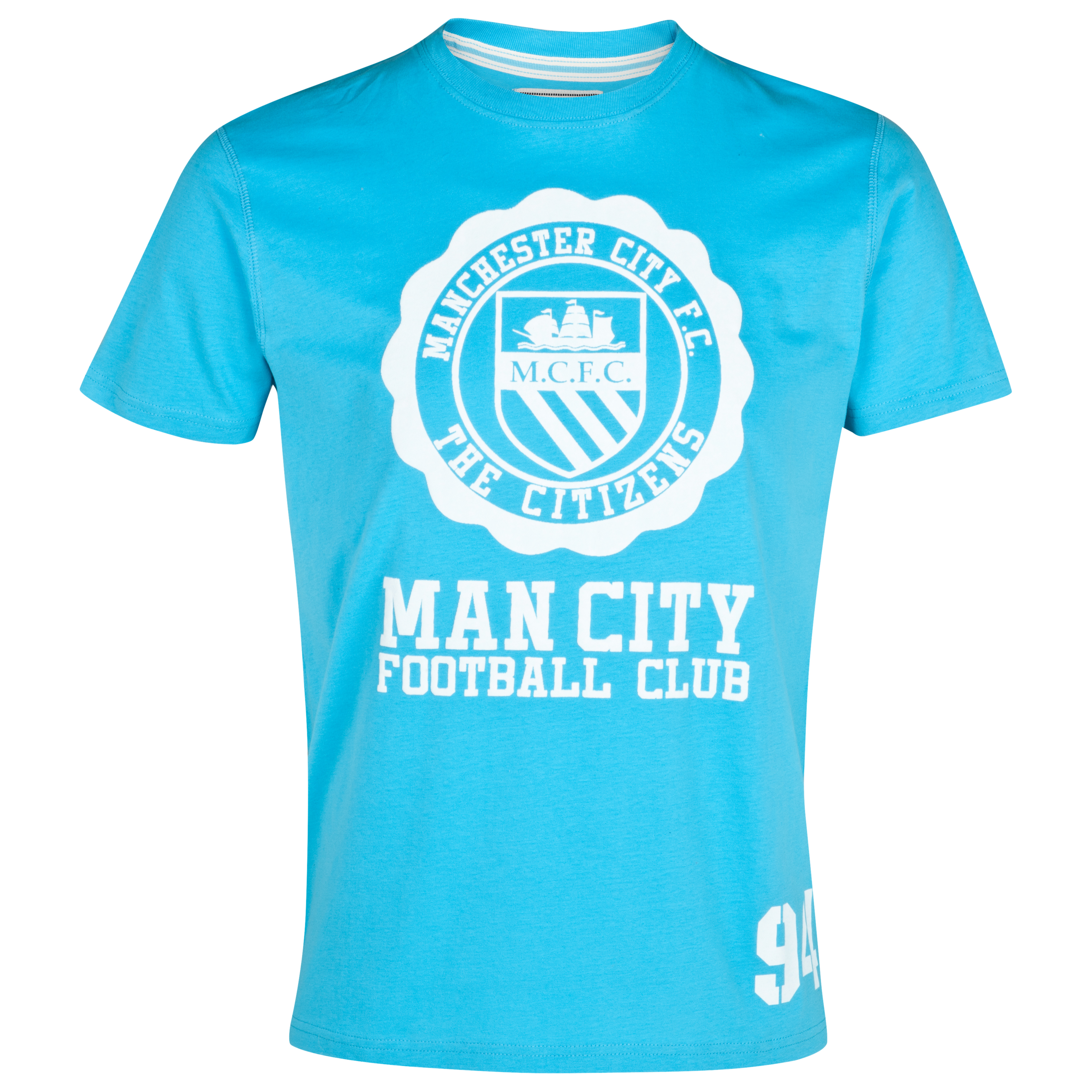 Manchester City  Aqua T-Shirt - Aqua - Older Boys