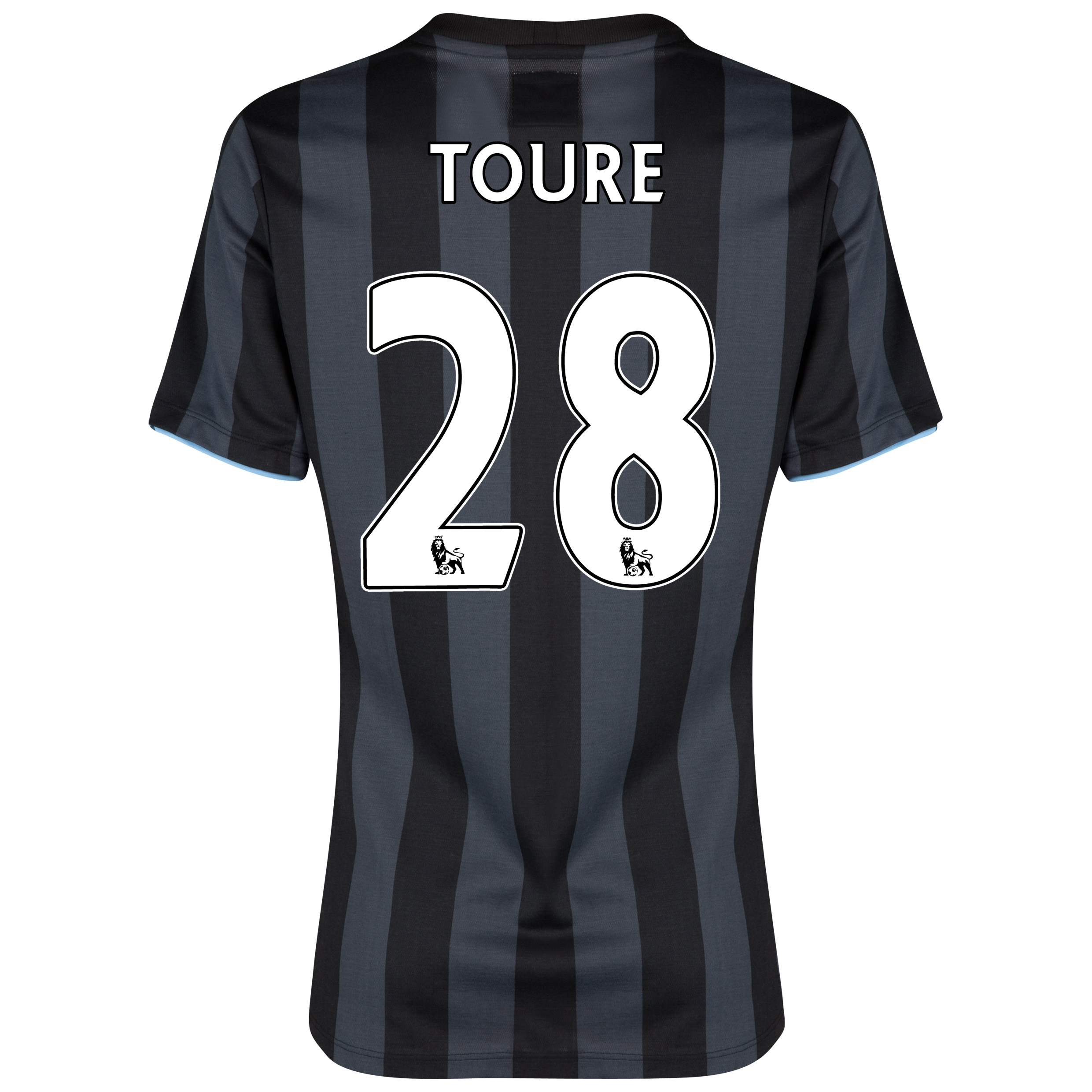 Manchester City Third Shirt 2012/13 - Womens with (FAPL) Toure 28 printing