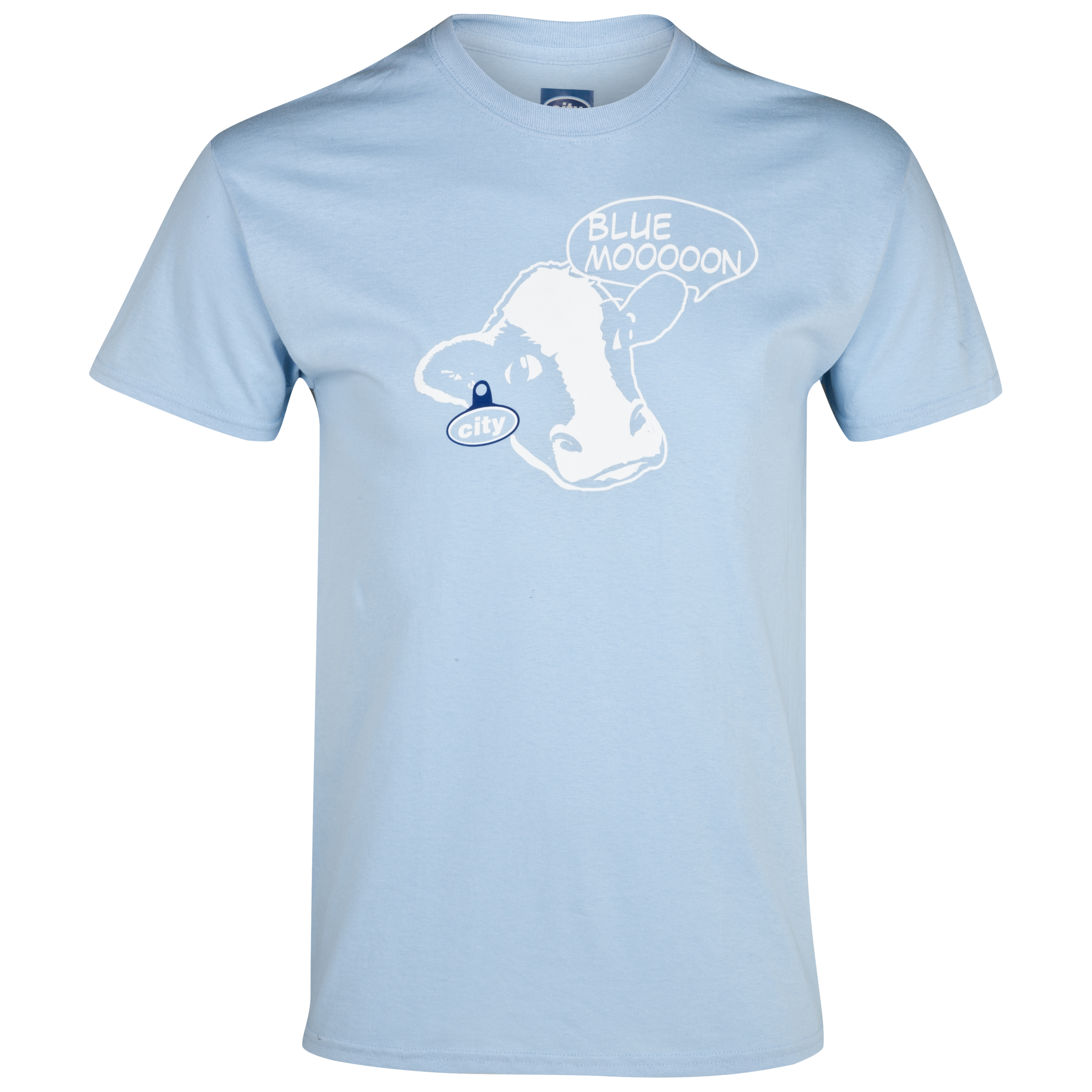 Manchester City 2for?20 Blue Mooooon T-Shirt	Sky