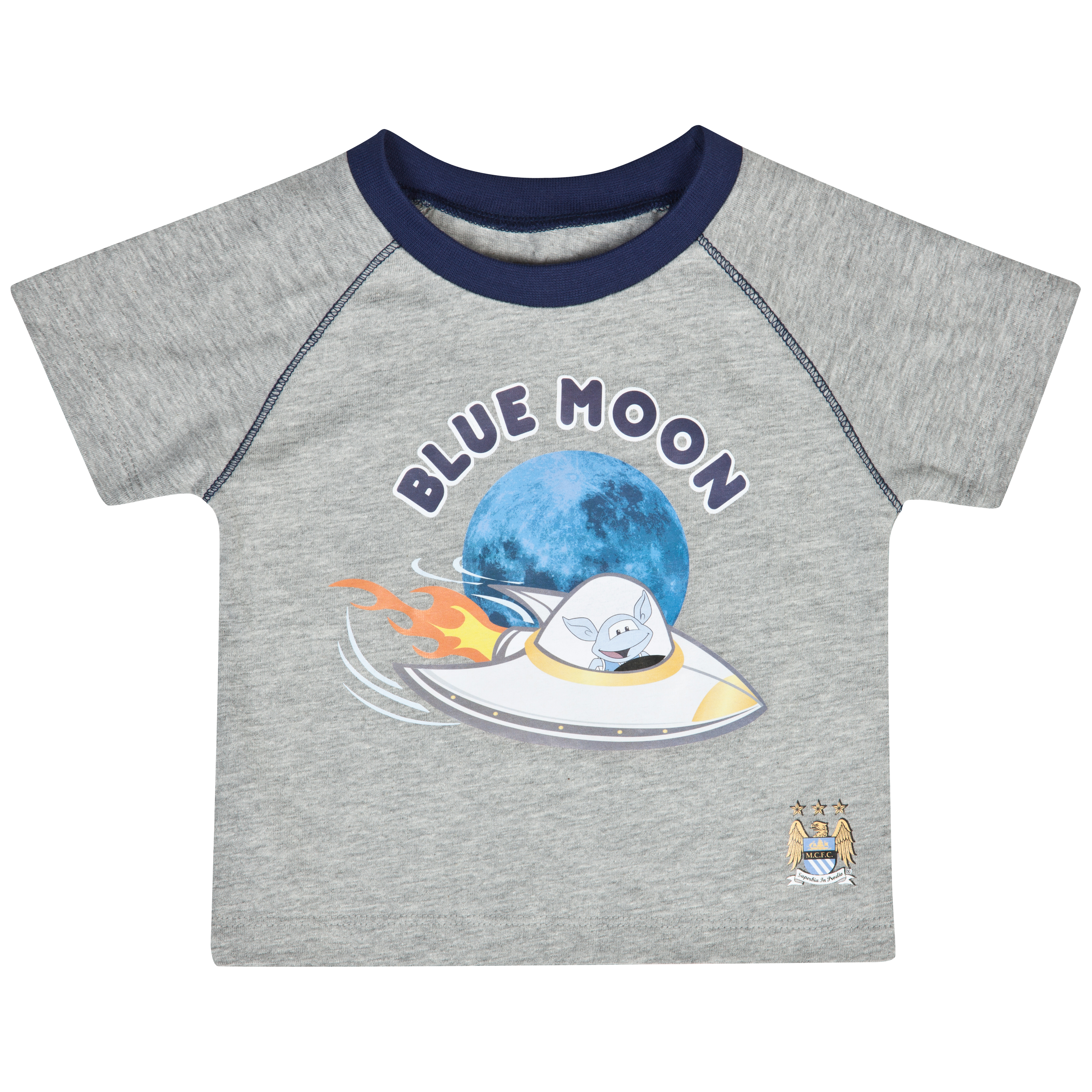 Manchester City Blue Moon T-Shirt - Grey - Baby