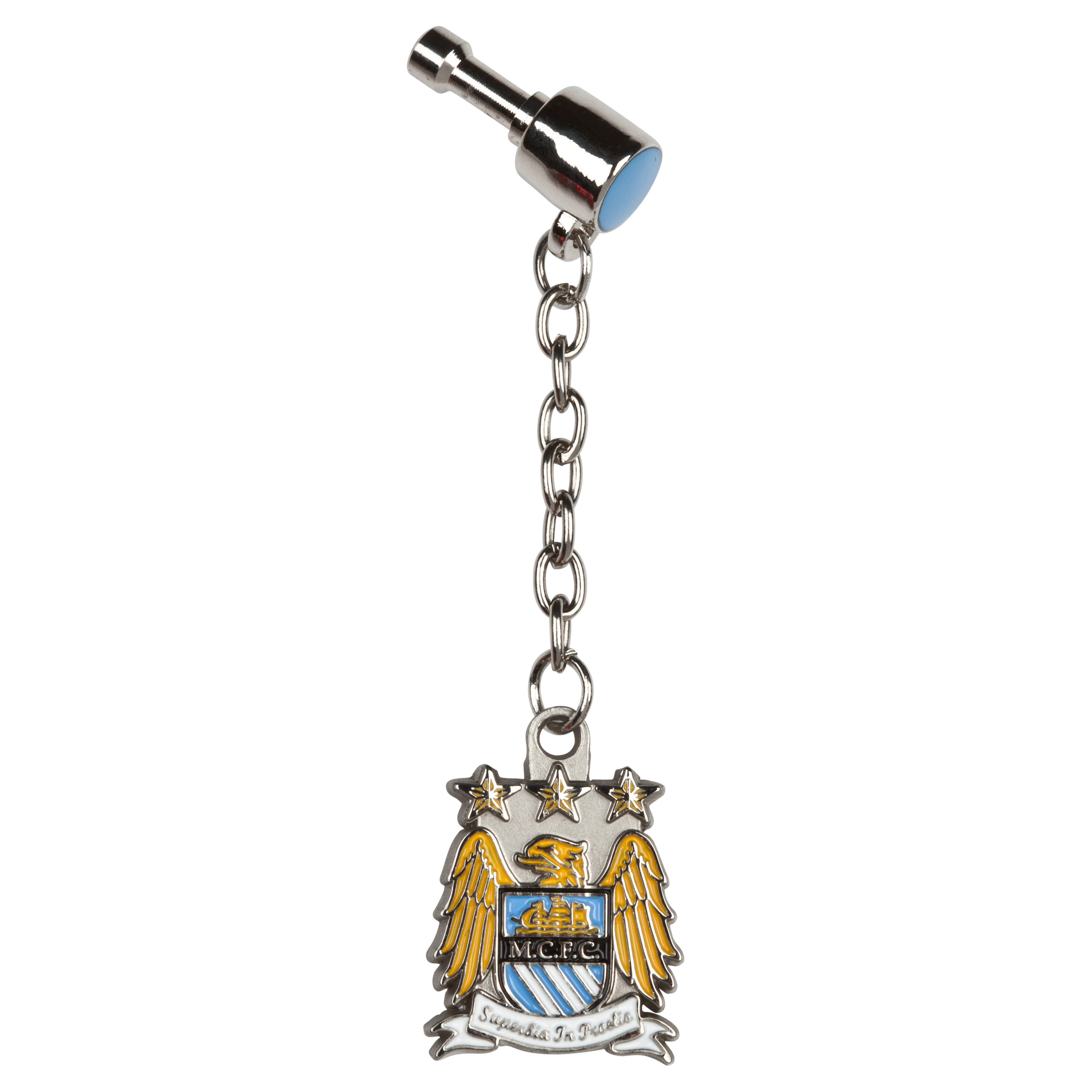 Manchester City Crest Plug In Phone Charm